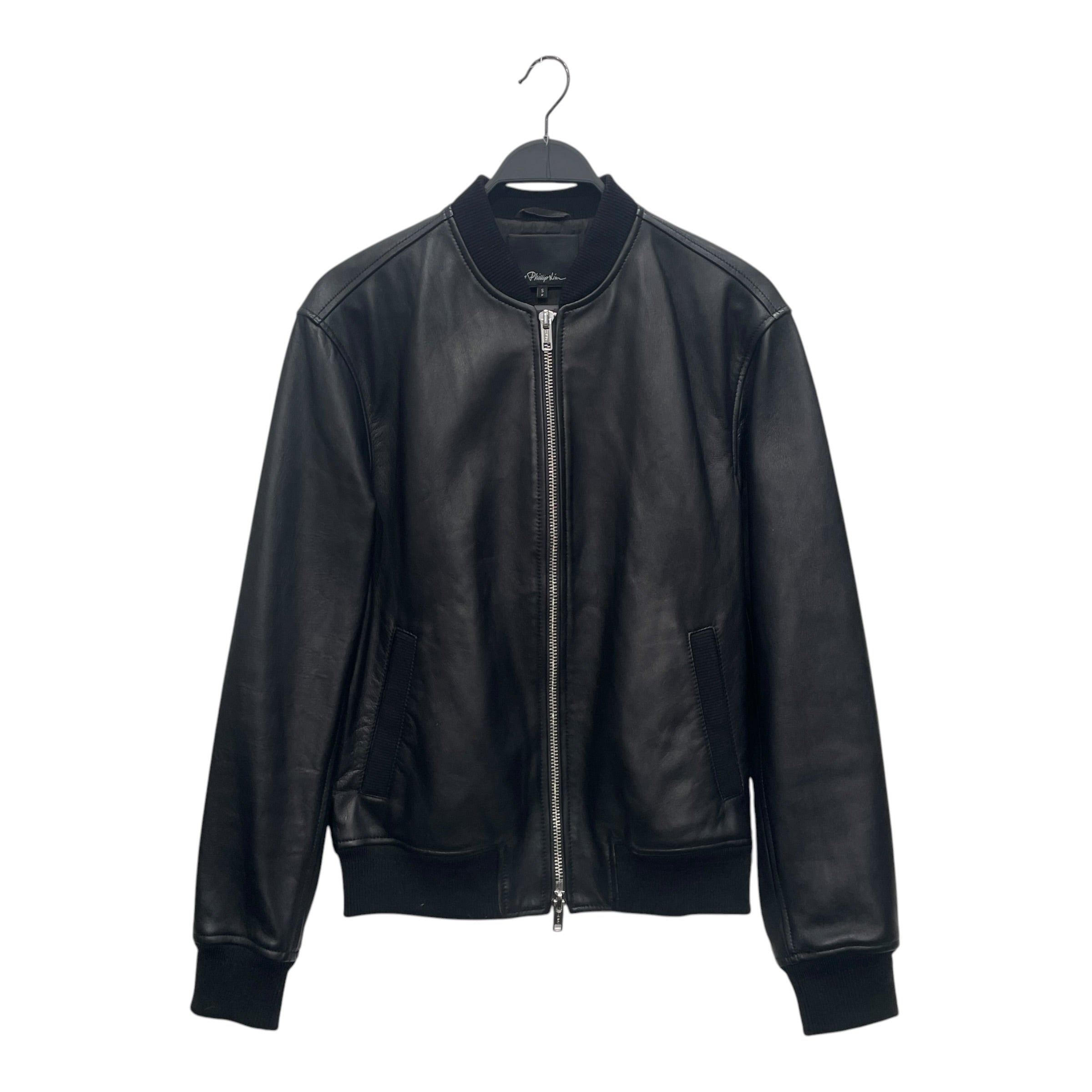 3.1 phillip lim/Flight Jkt/S/Lambskin/BLK/LEATHER BOMBER view 1