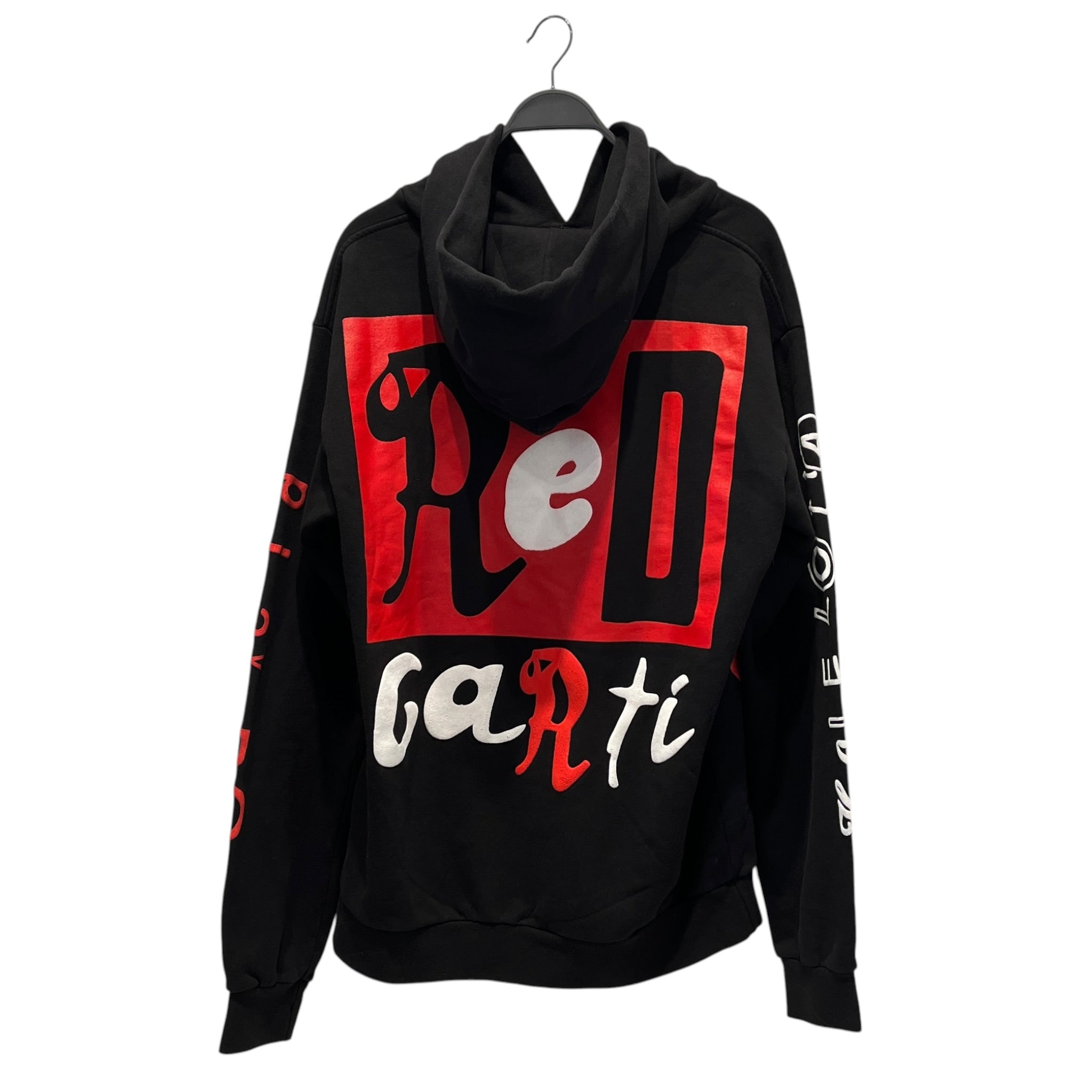 PLAYBOI CARTI/CACTUS PLANT FLEA MARKET/Hoodie/L/Cotton/BLK/Pullover/whole lotta red! view 2