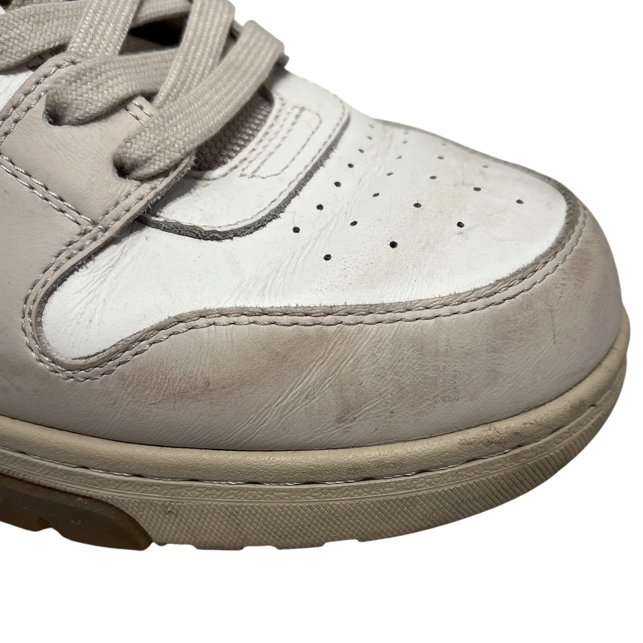 OFF-WHITE/Low-Sneakers/US 9/CRM/OUT OF OFFICE/ZIP TIE TAG view 4