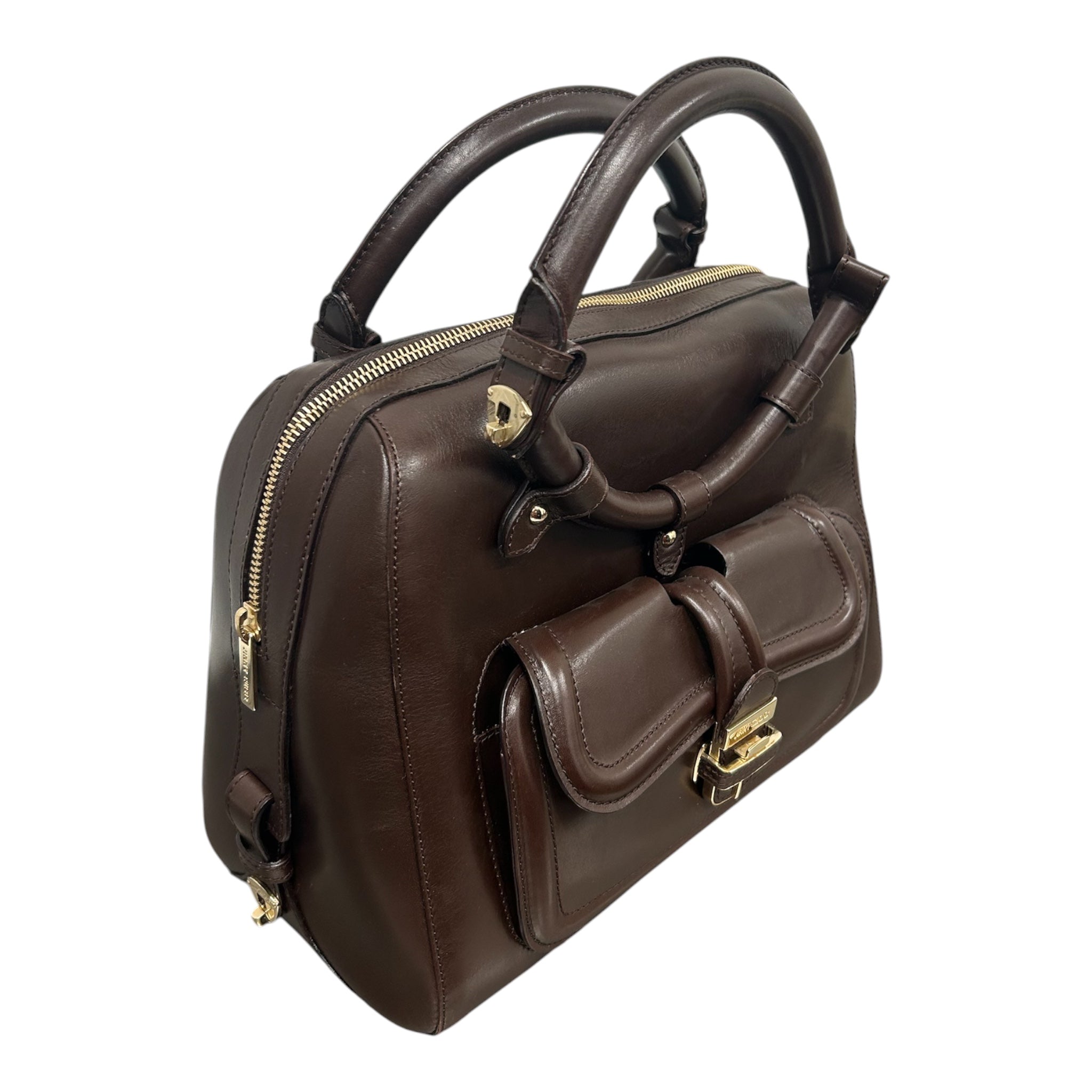 JIMMY CHOO/Bag/Leather/BRW/Hillary Doctor Bag view 5