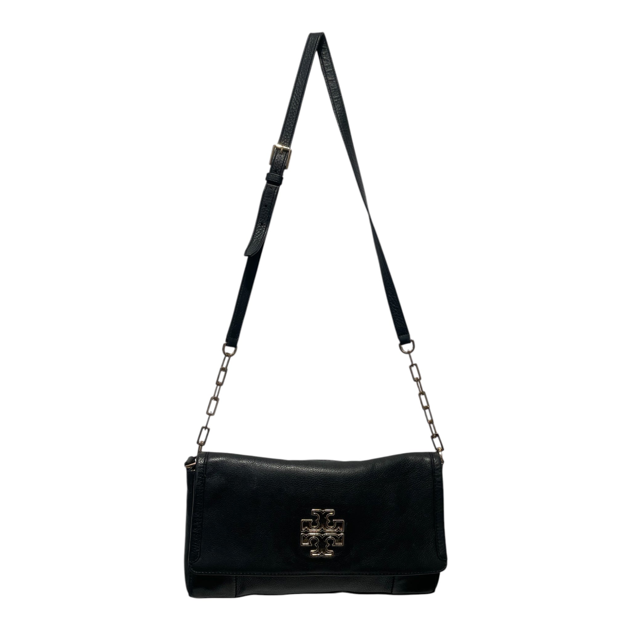 TORY BURCH/Cross Body Bag/Leather/BLK/eleanor view 1