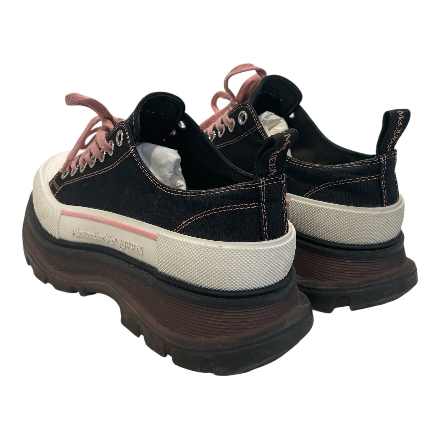 Alexander McQueen/Low-Sneakers/US 11/Cotton/BLK/ view 2