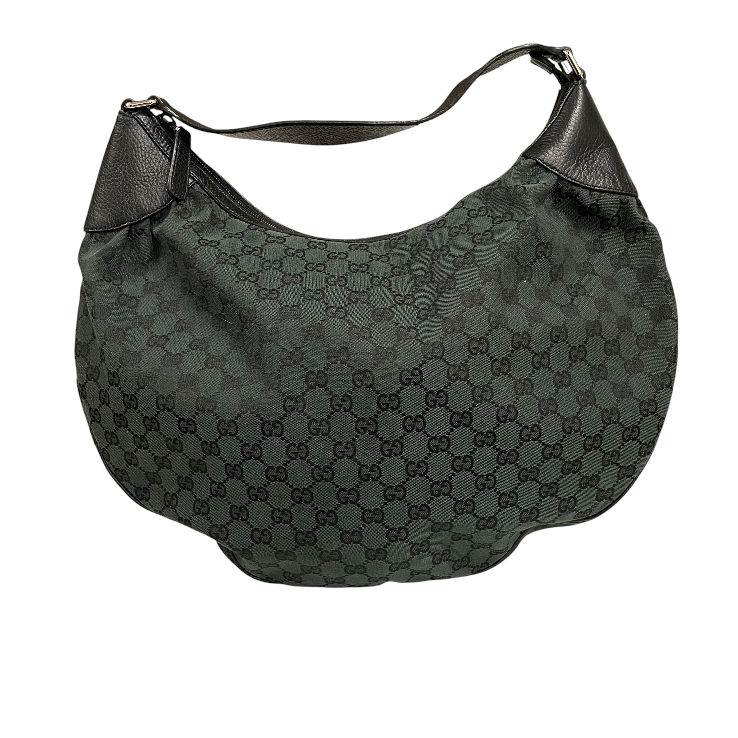 GUCCI/Hand Bag/Monogram/GRN/canvas hobo bag f011918741 view 2