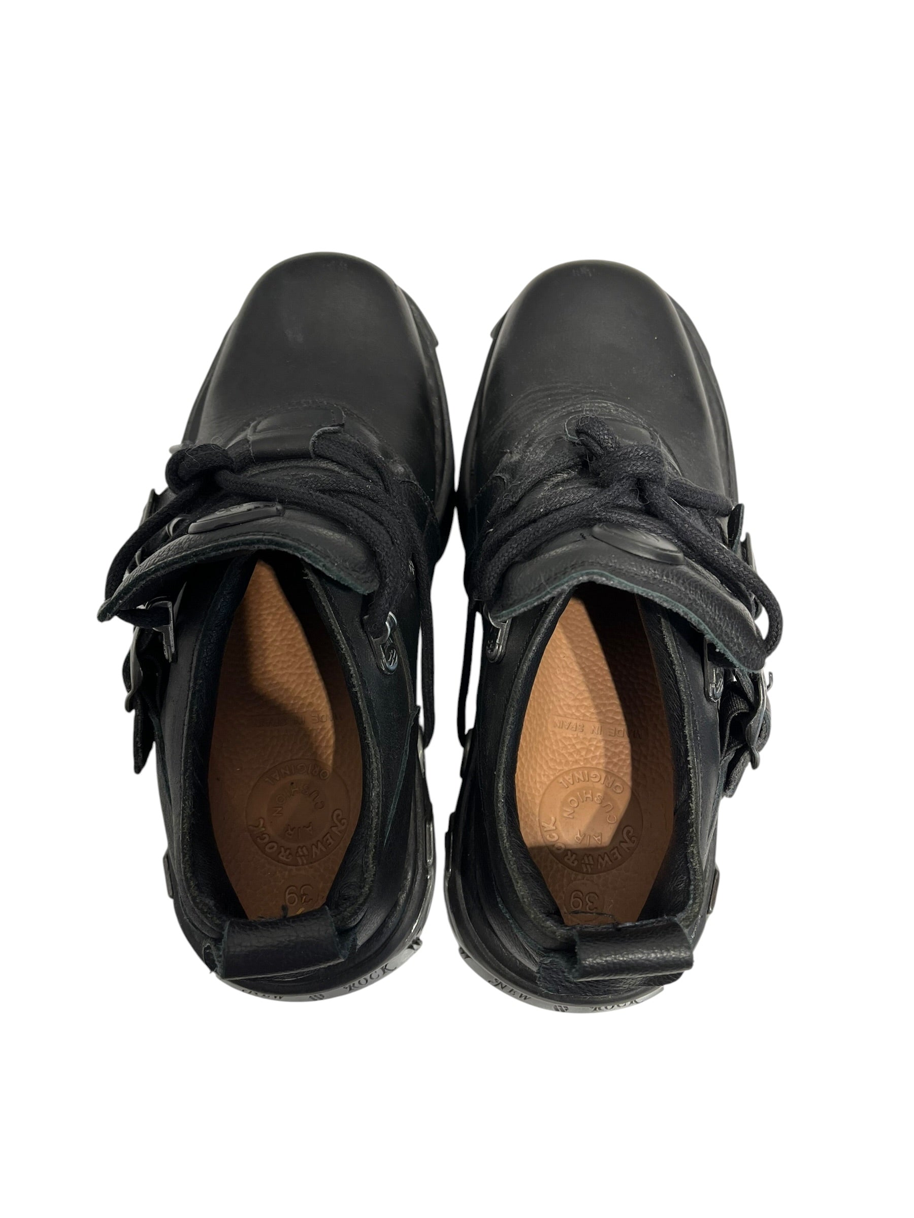 NEW ROCK/Low-Sneakers/EU 39/Leather/BLK/RABANNE DERBY view 5