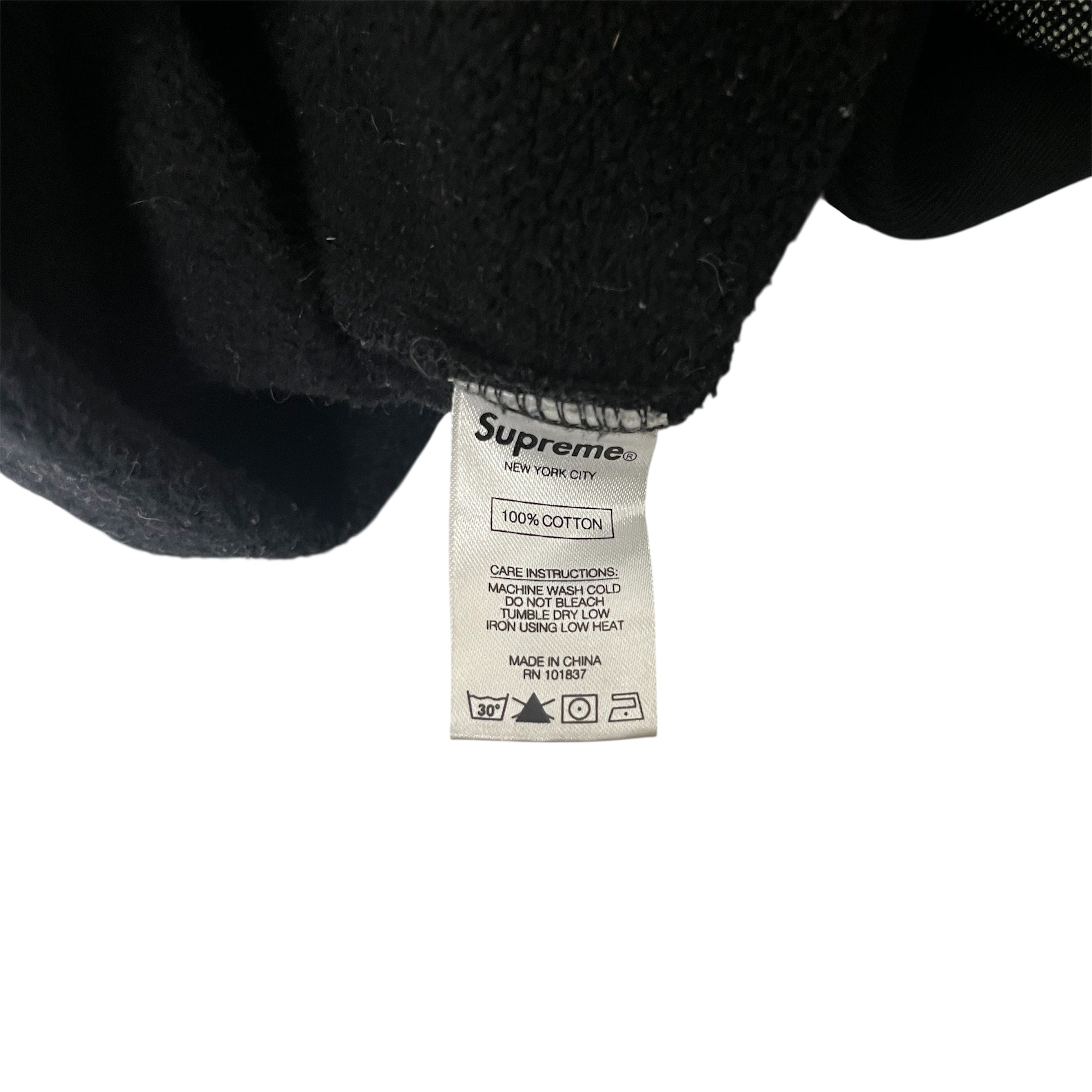 Supreme/Hoodie/L/All Over Print/Cotton/BLK/MLK I have dream view 4