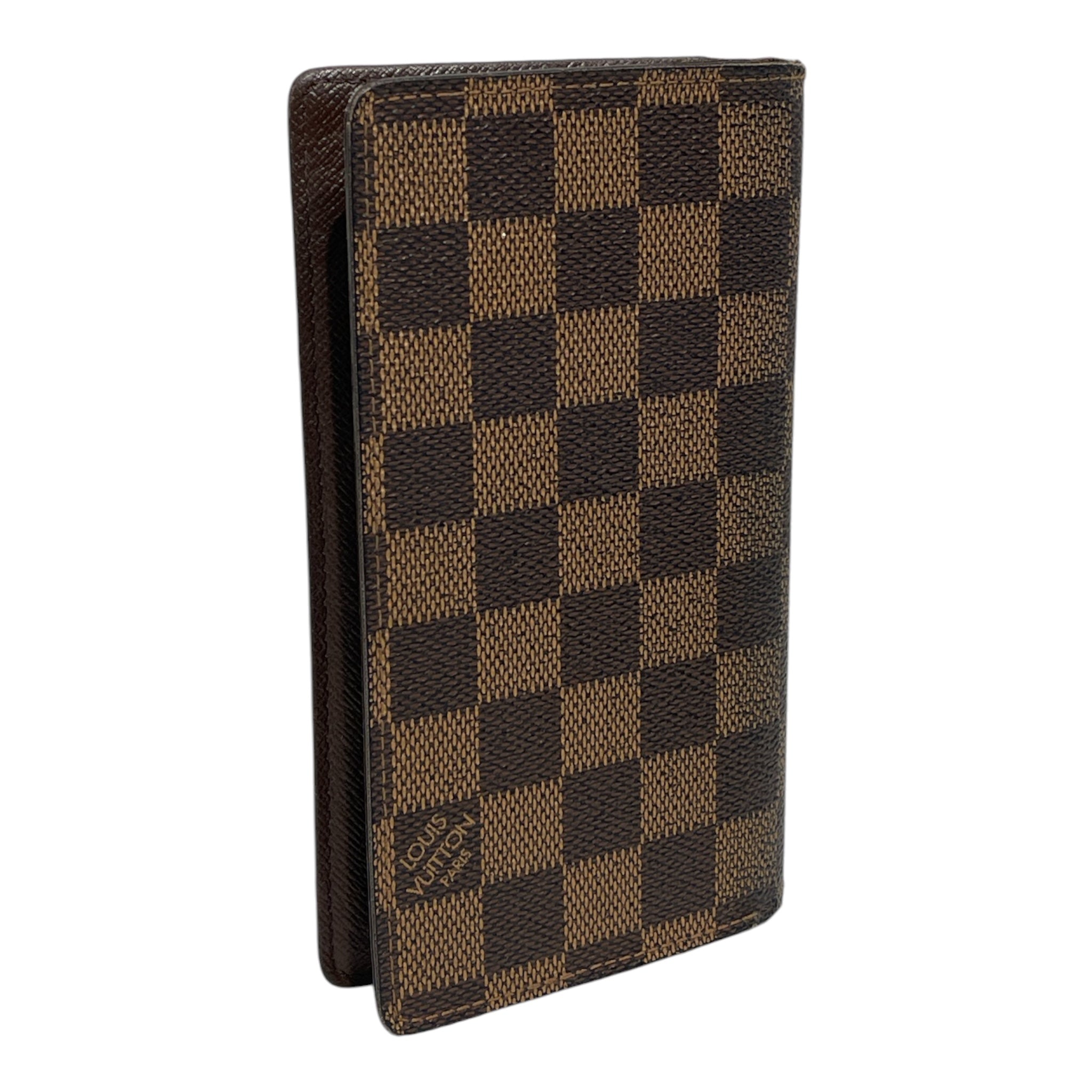 LOUIS VUITTON/Bifold Wallet/Plaid/Leather/BRW/Brazza view 2