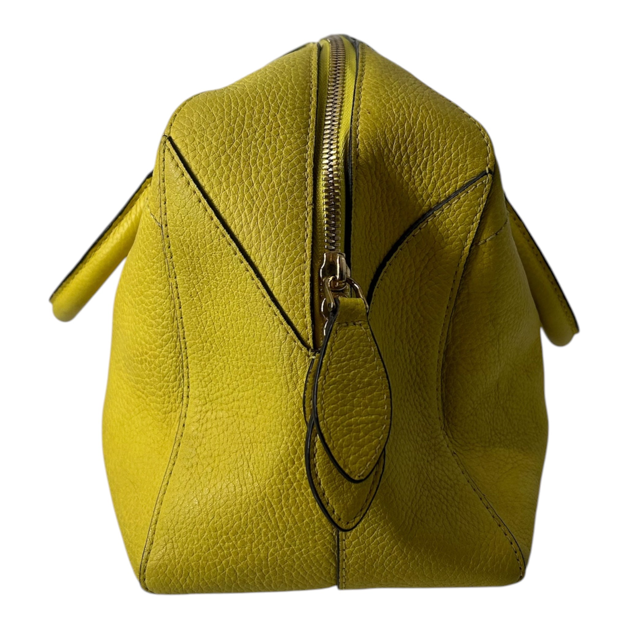 MCM/Cross Body Bag/Leather/YEL/TOP HANDLE view 4