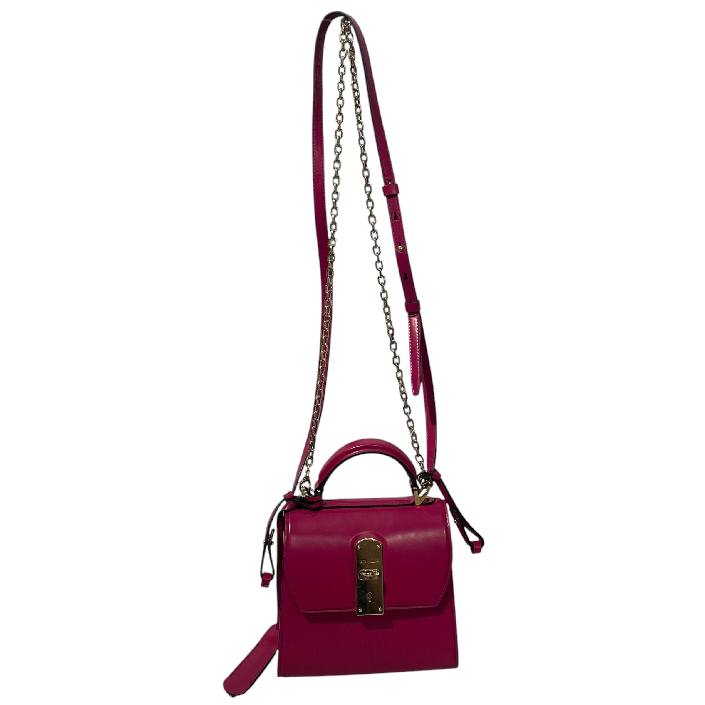 Salvatore Ferragamo/Cross Body Bag/Leather/PNK/Boxyz bag view 1