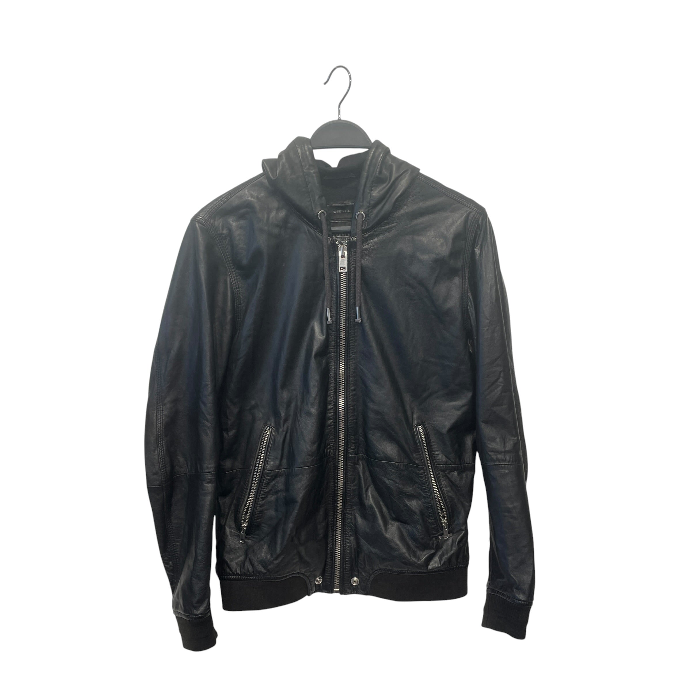 DIESEL/Leather Jkt/M/Leather/BLK/Akura view 1