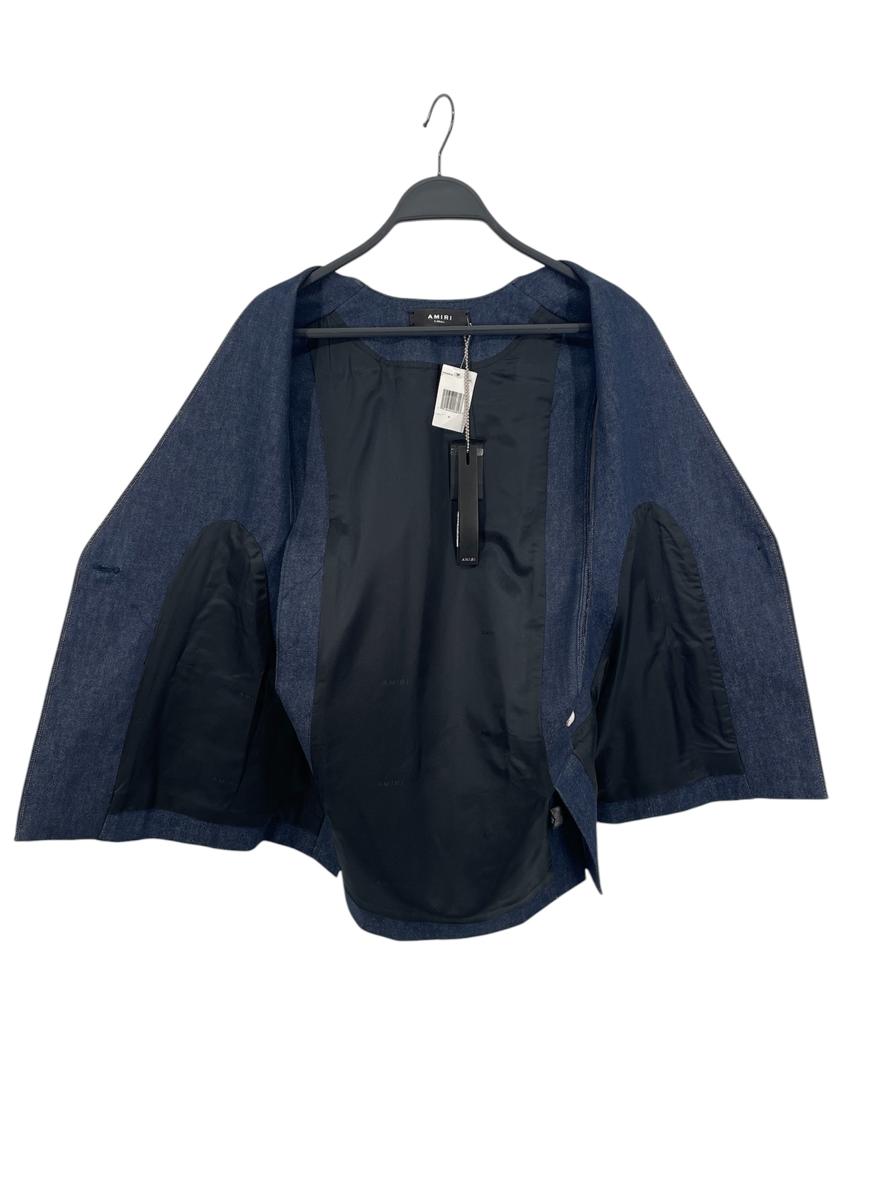 AMIRI/Vest/XS/Cotton/NVY/DENIM VEST view 2