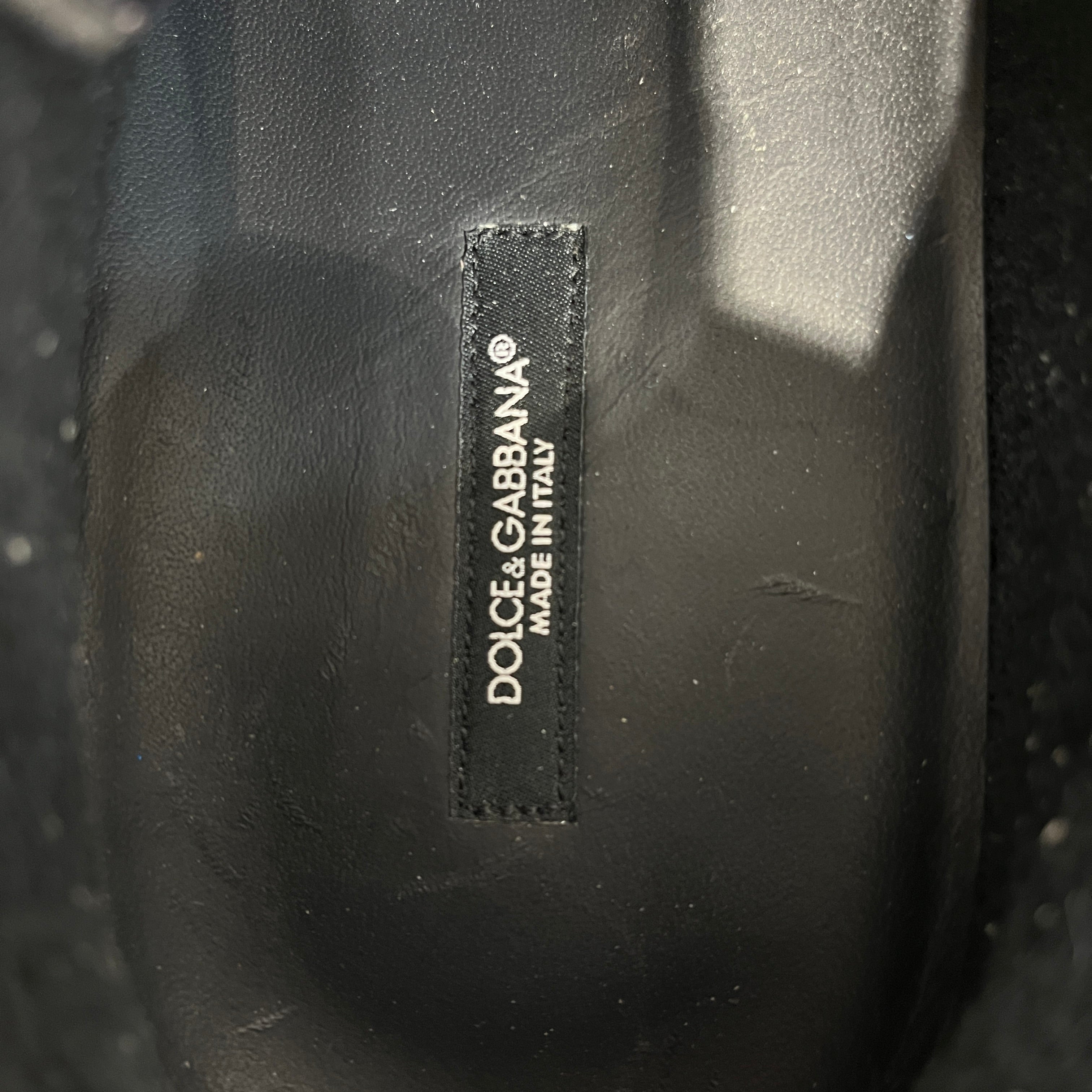 DOLCE&GABBANA/Low-Sneakers/EU 46/Polyester/NVY/Space Sneakers view 3