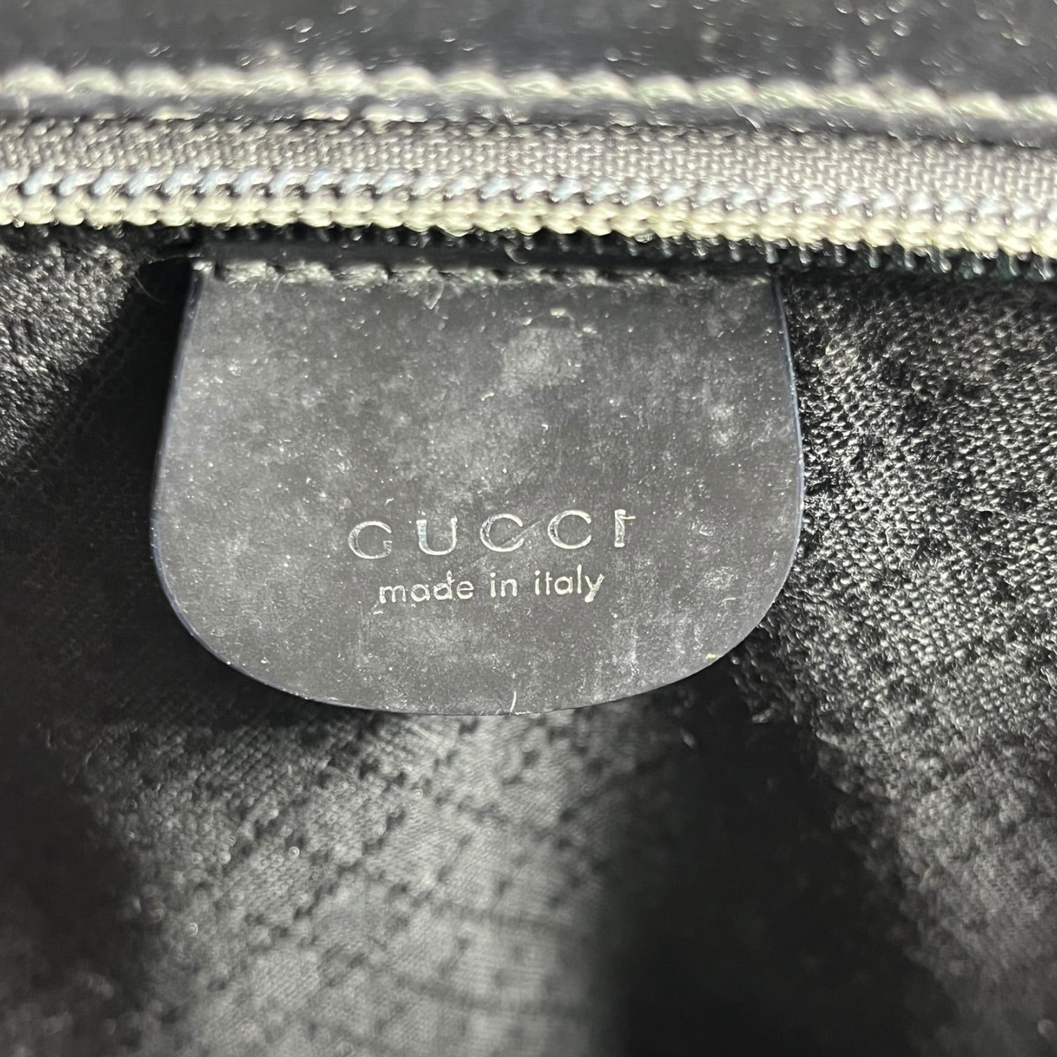 GUCCI/Bag/Nylon/BLK/1998 BAMBOO BAG view 6
