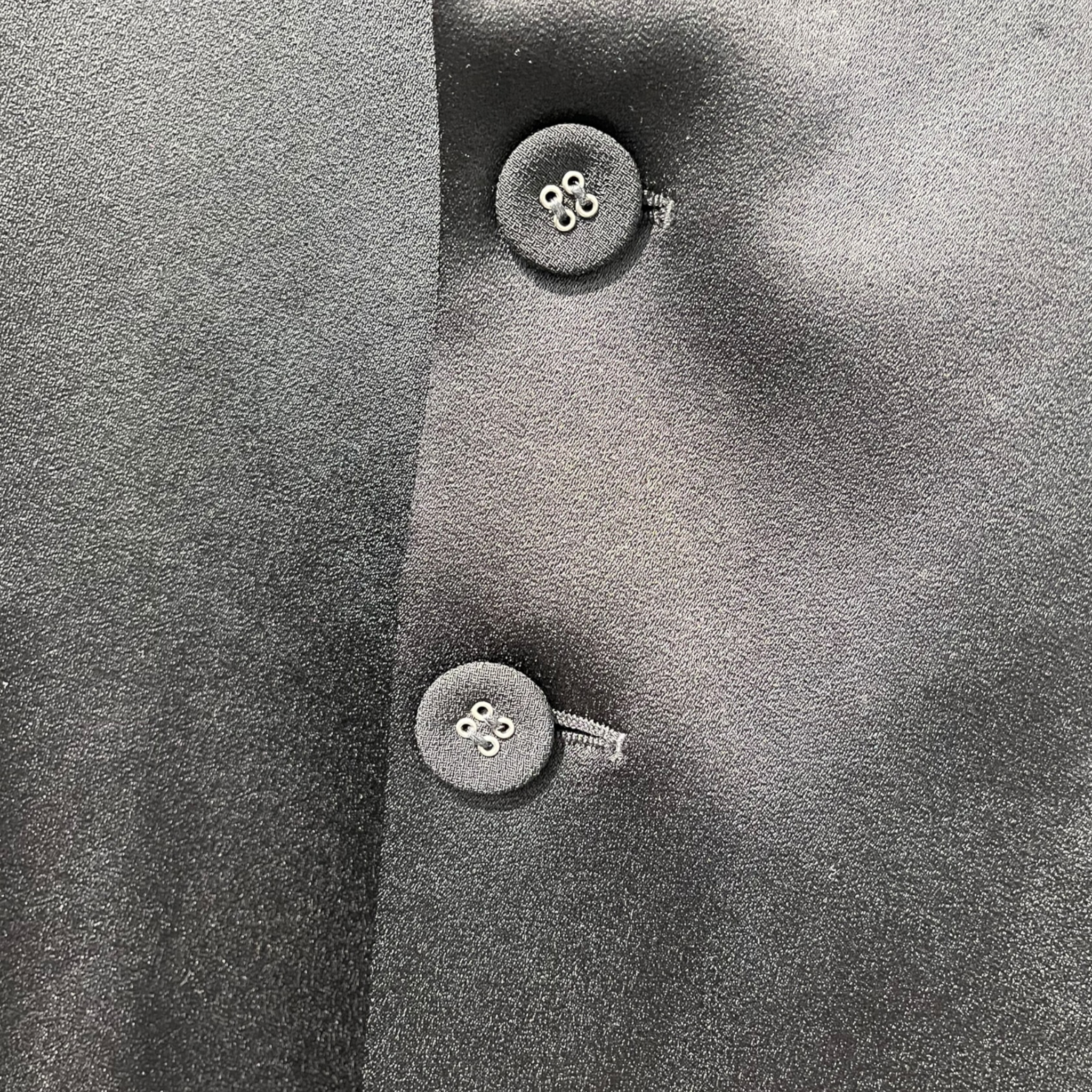 BALENCIAGA/Jacket/52/Polyester/BLK/Single Breasted/TUXEDO TOP 2 BUTTONS view 3