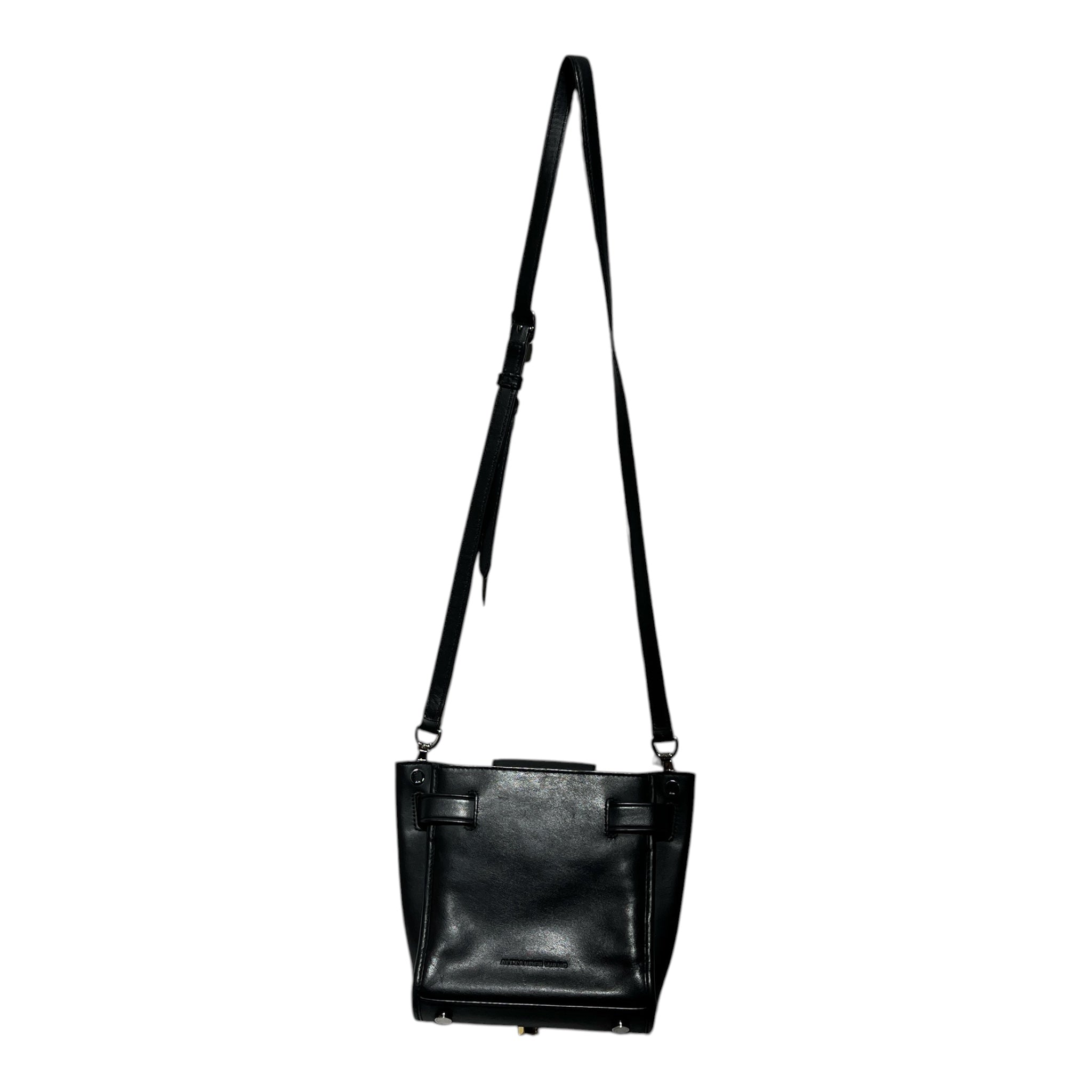 Alexander Wang/Cross Body Bag/Leather/BLK/LOCK AND CHAIN view 2