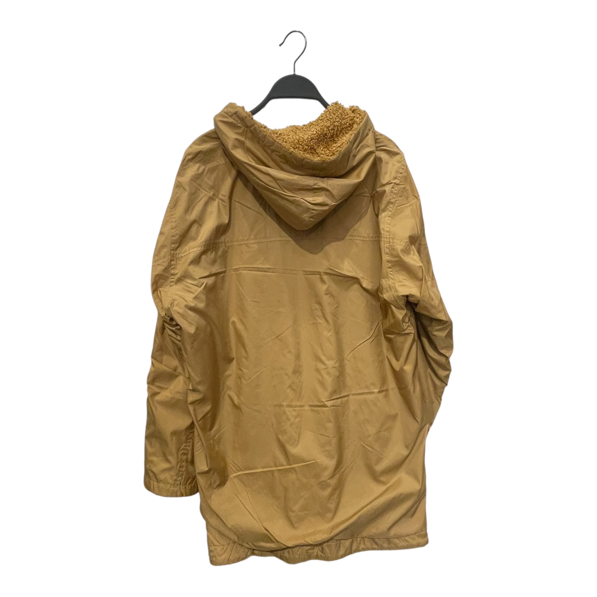 Courreges/Windbreaker/11/Nylon/BEG/SHERPA LINED NYLON COAT view 2