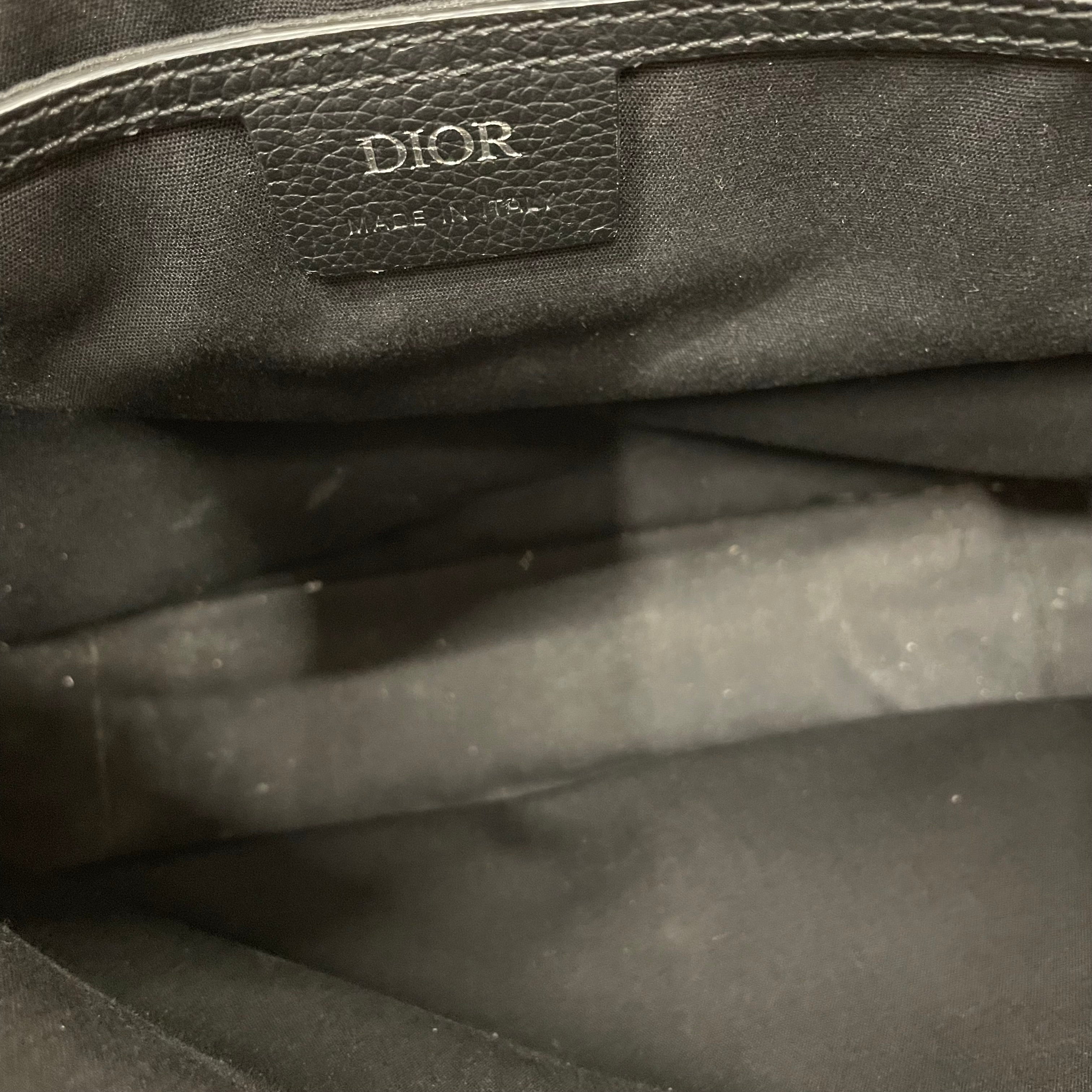 Christian Dior/Cross Body Bag/All Over Print/Leather/BLK/01BP 0254 view 5