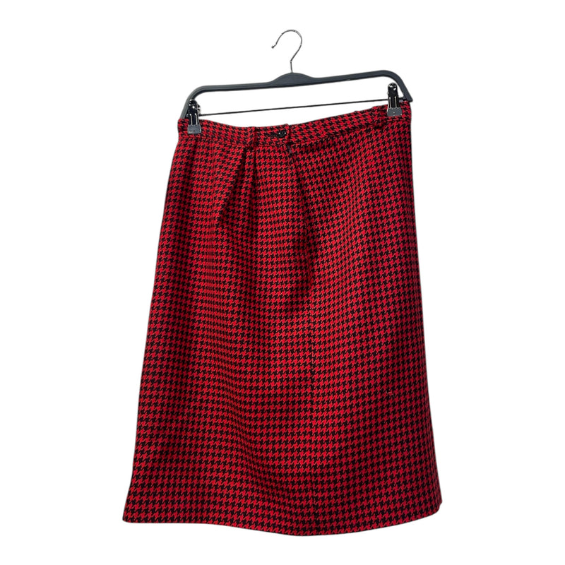 VALENTINO/Skirt/42/Plaid/Cotton/RED/