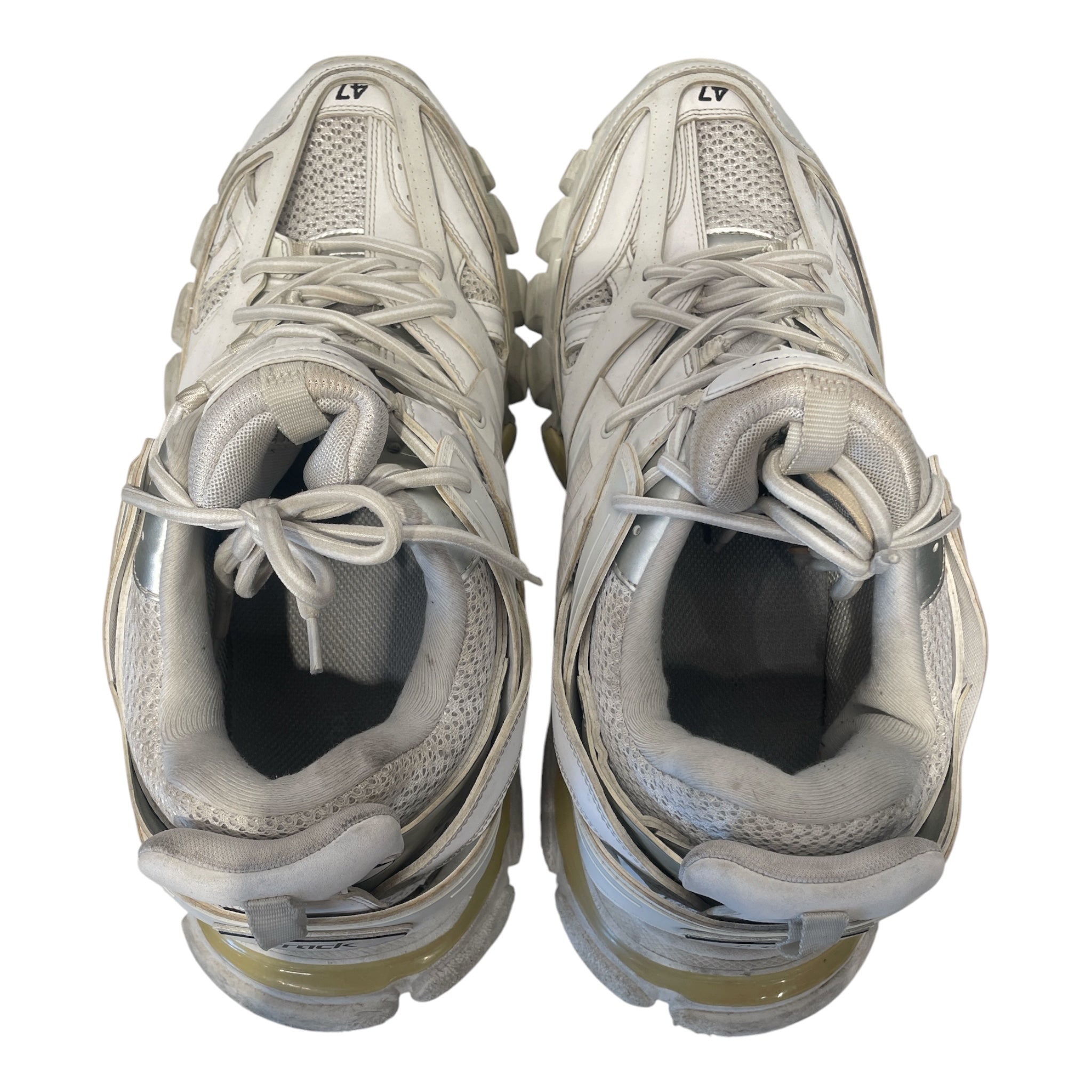 BALENCIAGA/Low-Sneakers/EU 47/Leather/WHT/TRACK SNEAKER view 4
