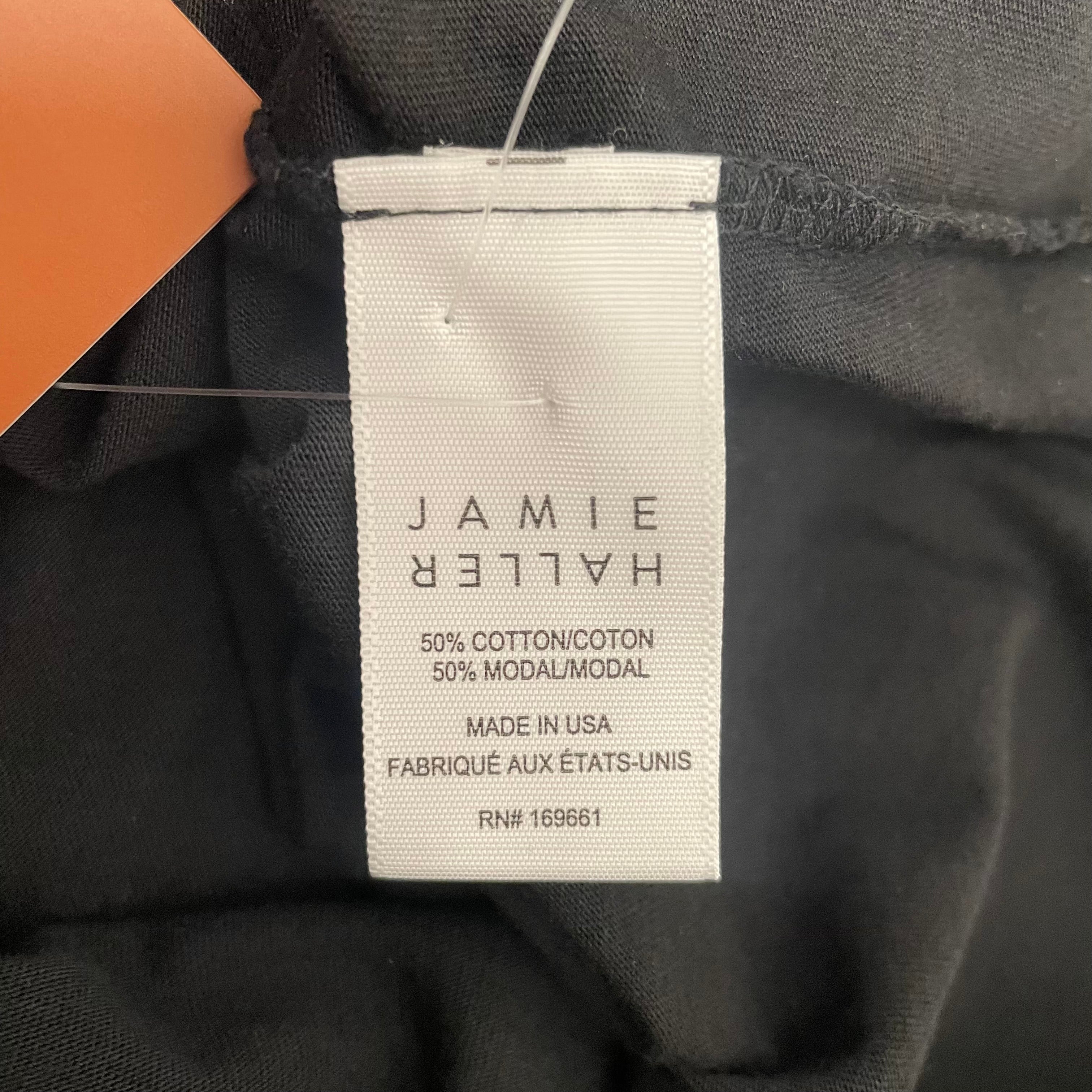 JAMIE HALLER/T-Shirt/S/Nylon/BLK/CROP view 4