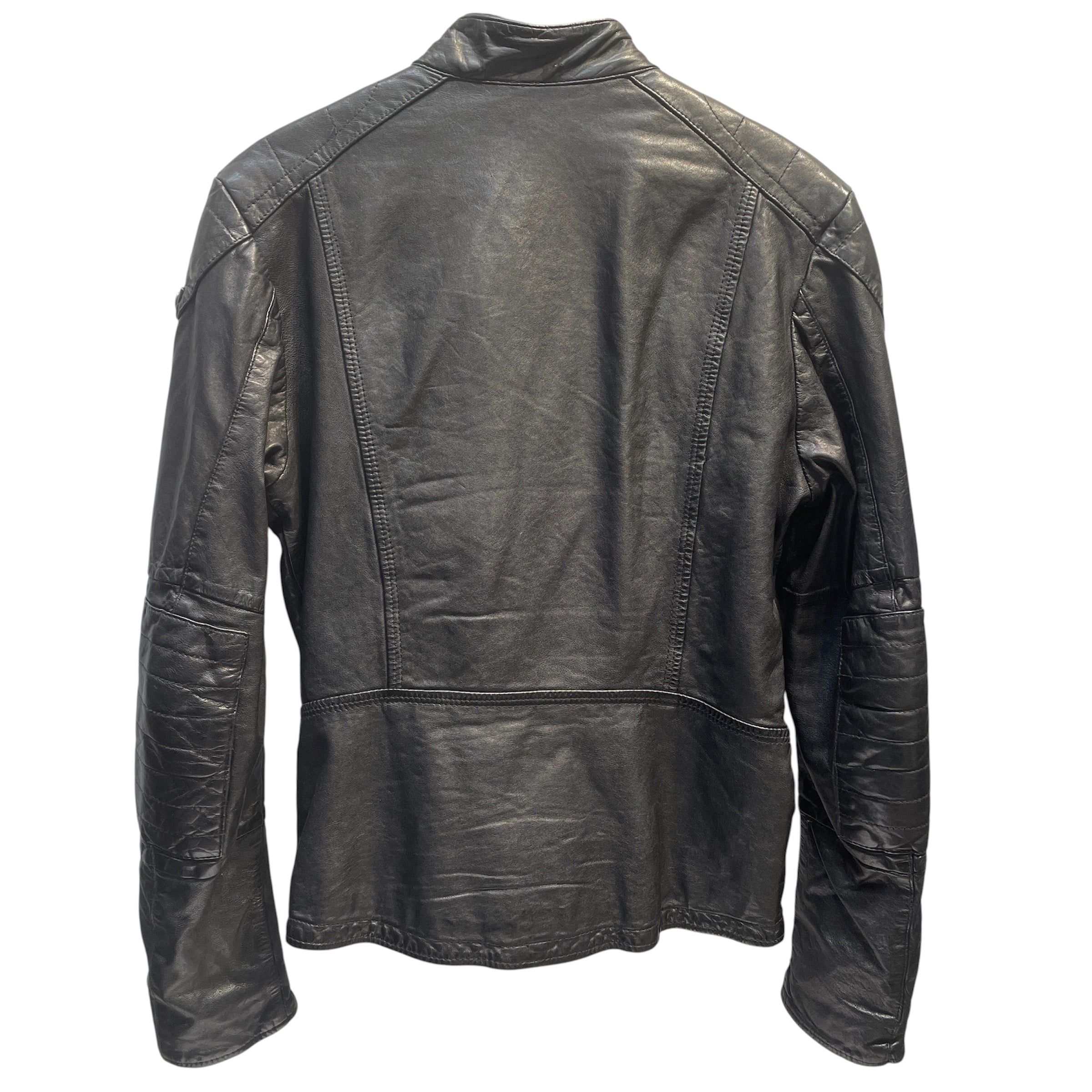 DIESEL/Leather Jkt/S/Leather/BLK/ view 2