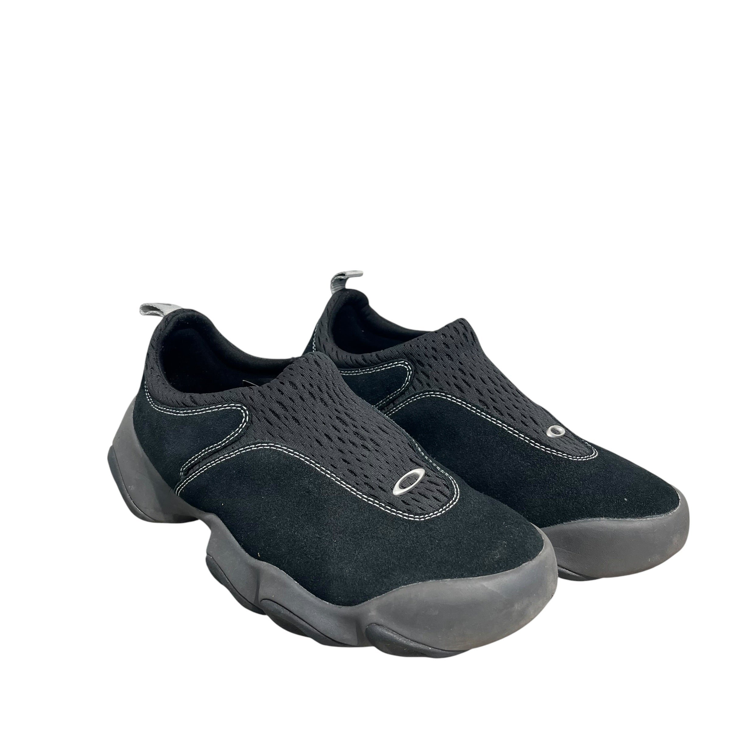 OAKLEY/Low-Sneakers/US 8.5/Suede/BLK/FACTORY TEAM FLESH MESH SLIPON view 1