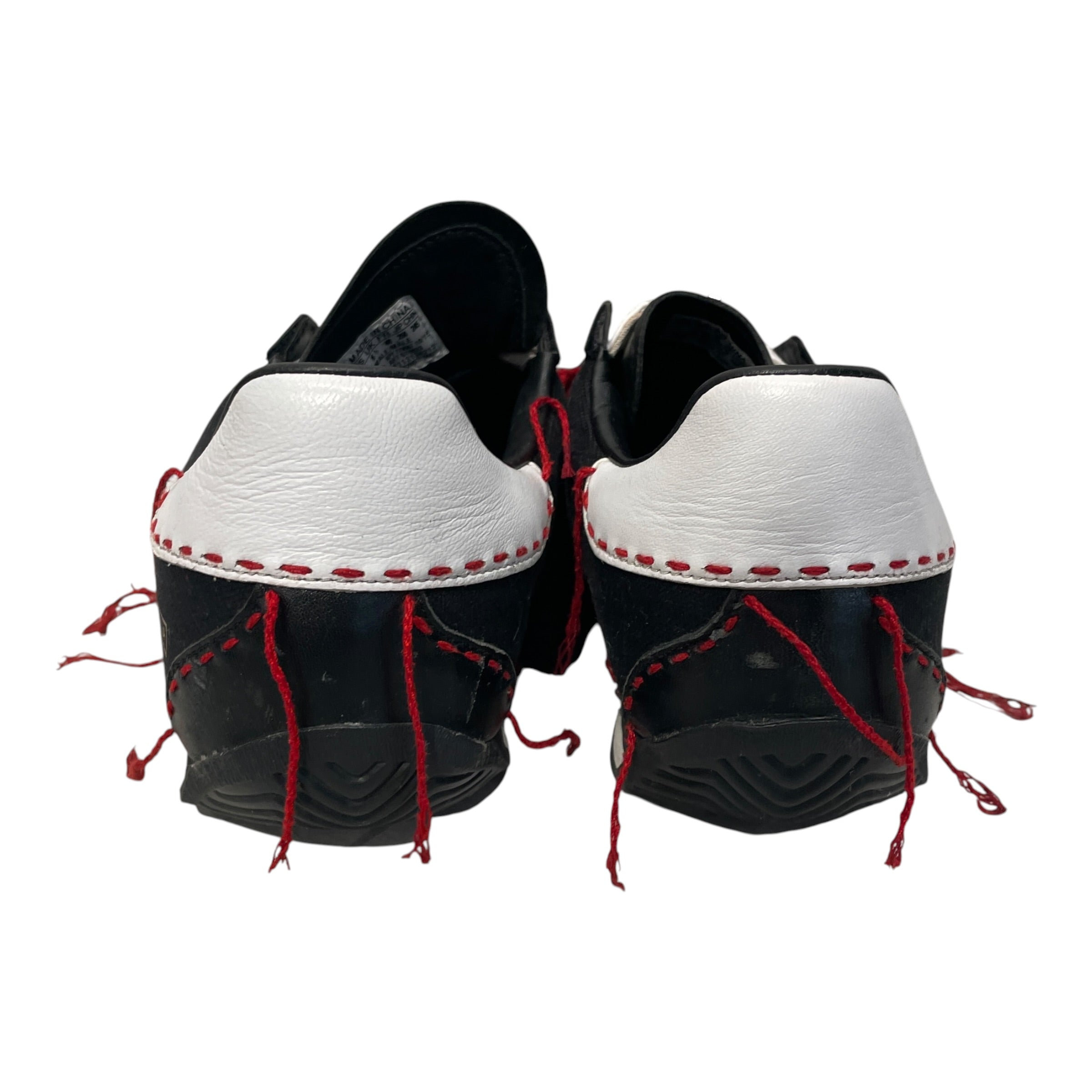 Y's/adidas/Low-Sneakers/US 7/Cotton/BLK/RED THREAD ALL OVER view 3