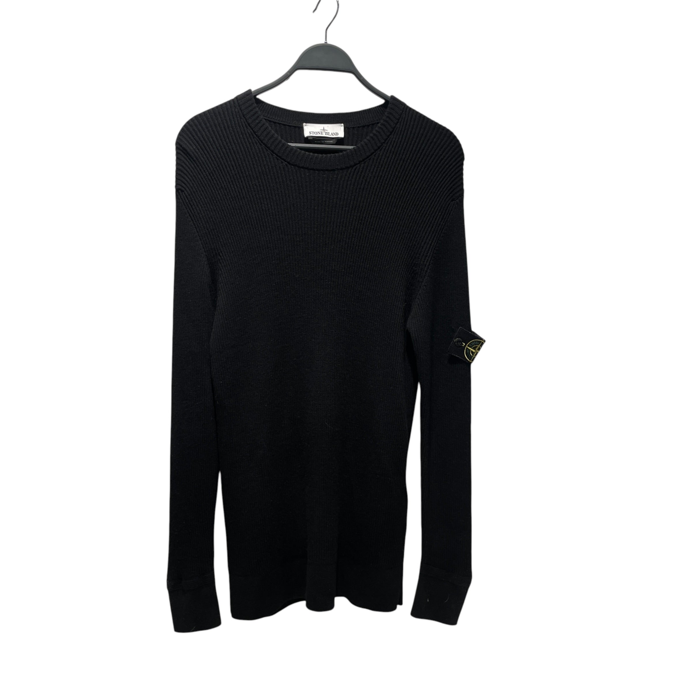 STONE ISLAND/Sweater/XXL/Wool/BLK/ view 1