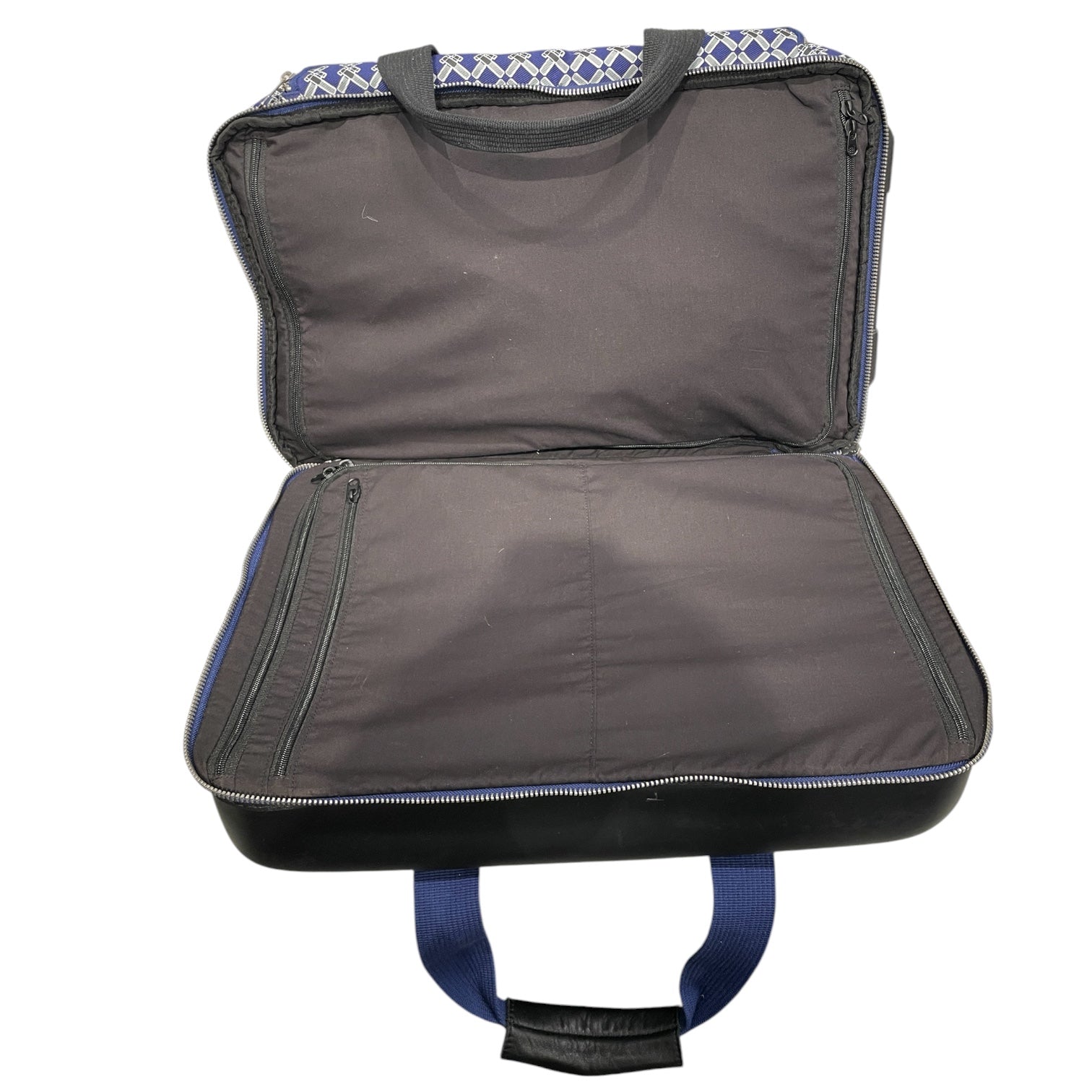 EASTPAK/KRISVANASSCHE/Luggage/Border/Cotton/NVY/CARRY ON W/ SIDE HANDLE view 4