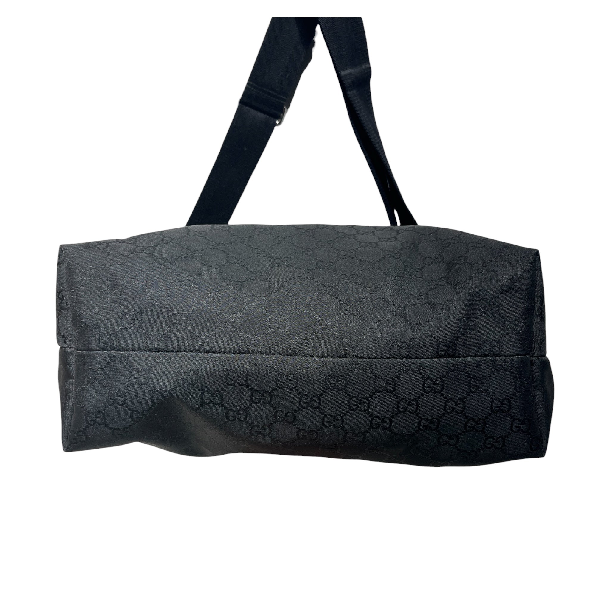 GUCCI/Bag/Nylon/BLK/Nylon Top Zip Messenger view 5