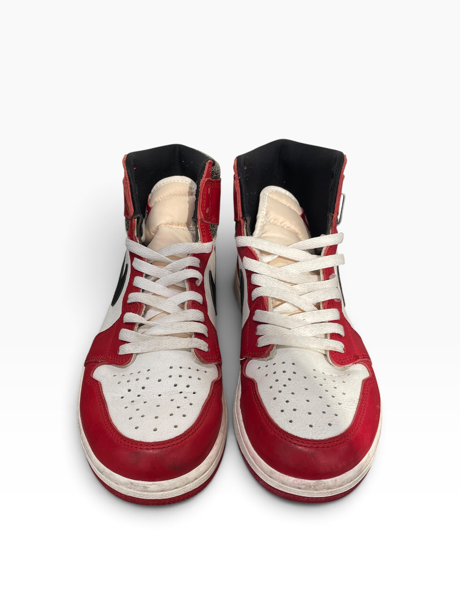 JORDAN BRAND/Hi-Sneakers/US 10.5/Leather/RED/JORDAN 1 LOST AND FOUND view 3
