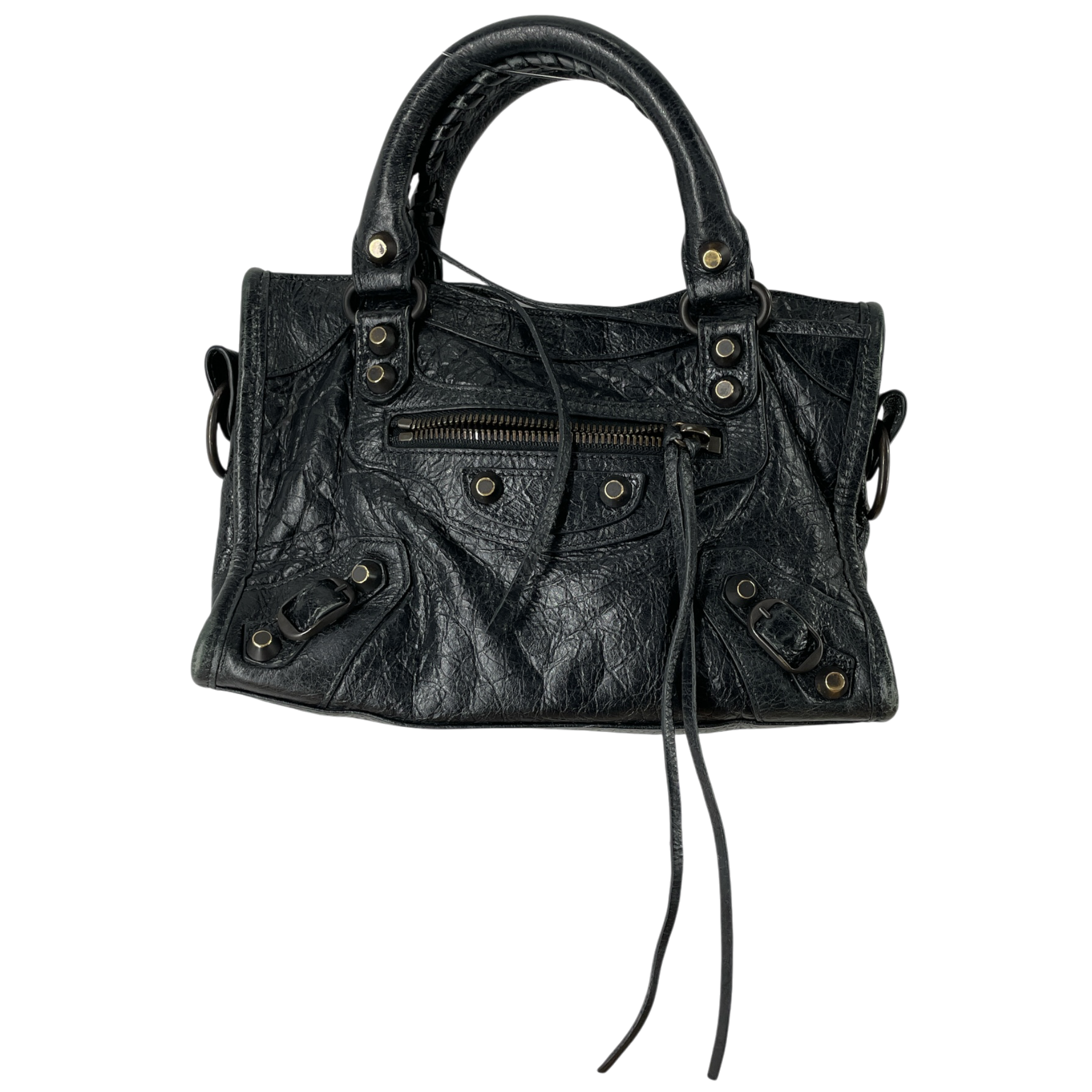 BALENCIAGA/Hand Bag/Leather/BLK/LE CITY BAG MINI view 1