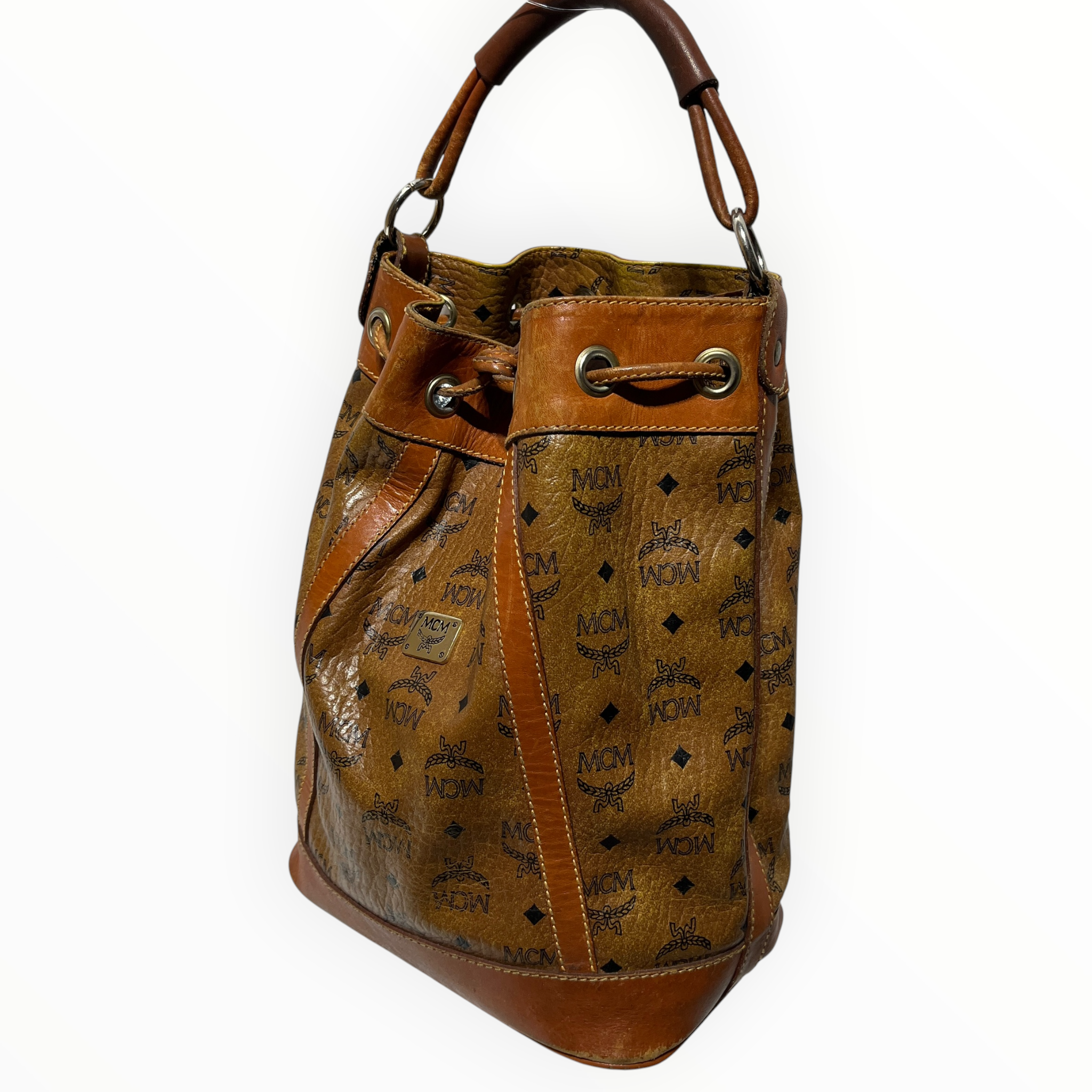 MCM/Hand Bag/Leather/CML/bucket bag view 5