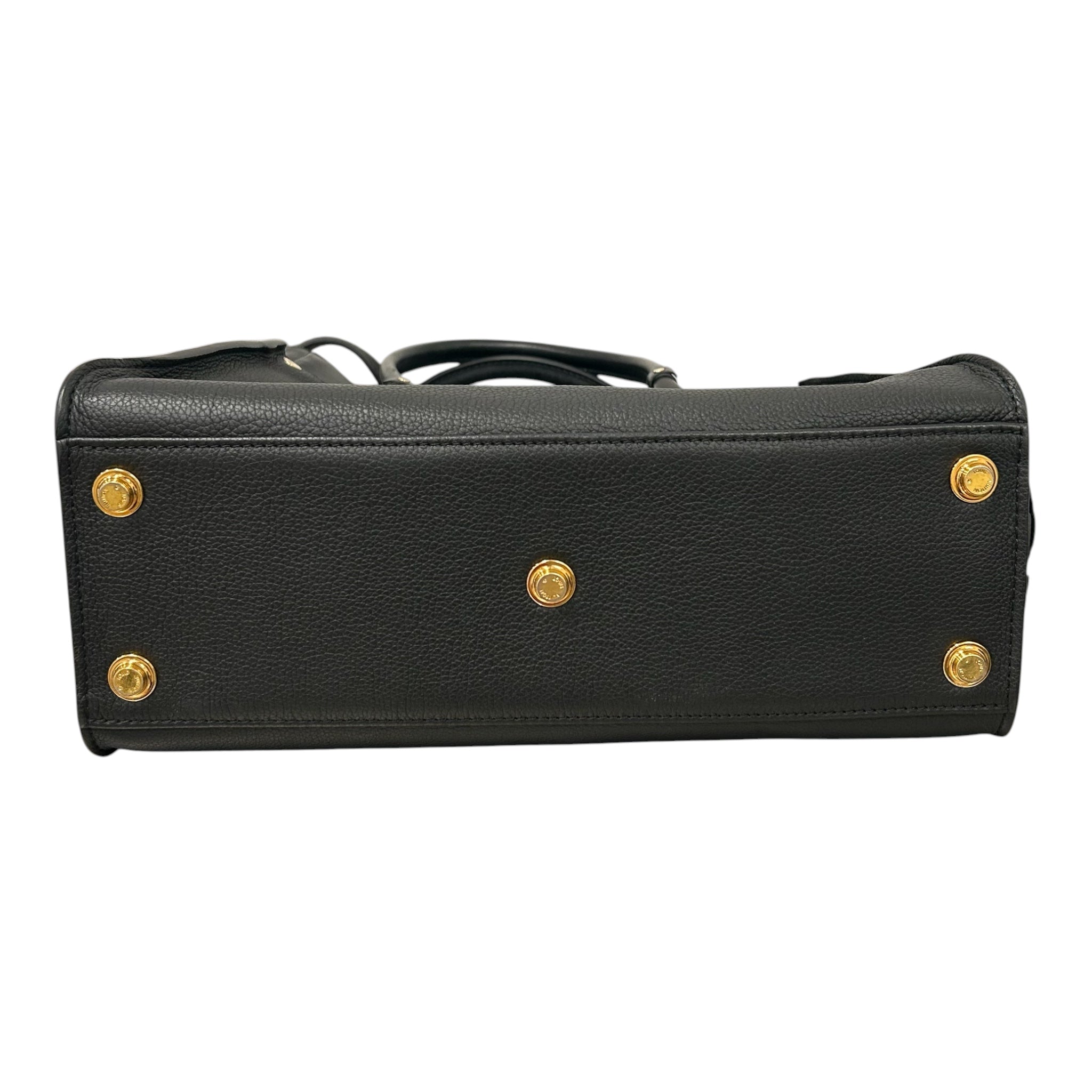 LOUIS VUITTON/Bag/Monogram/Leather/BLK/On My Side MM Tote view 3
