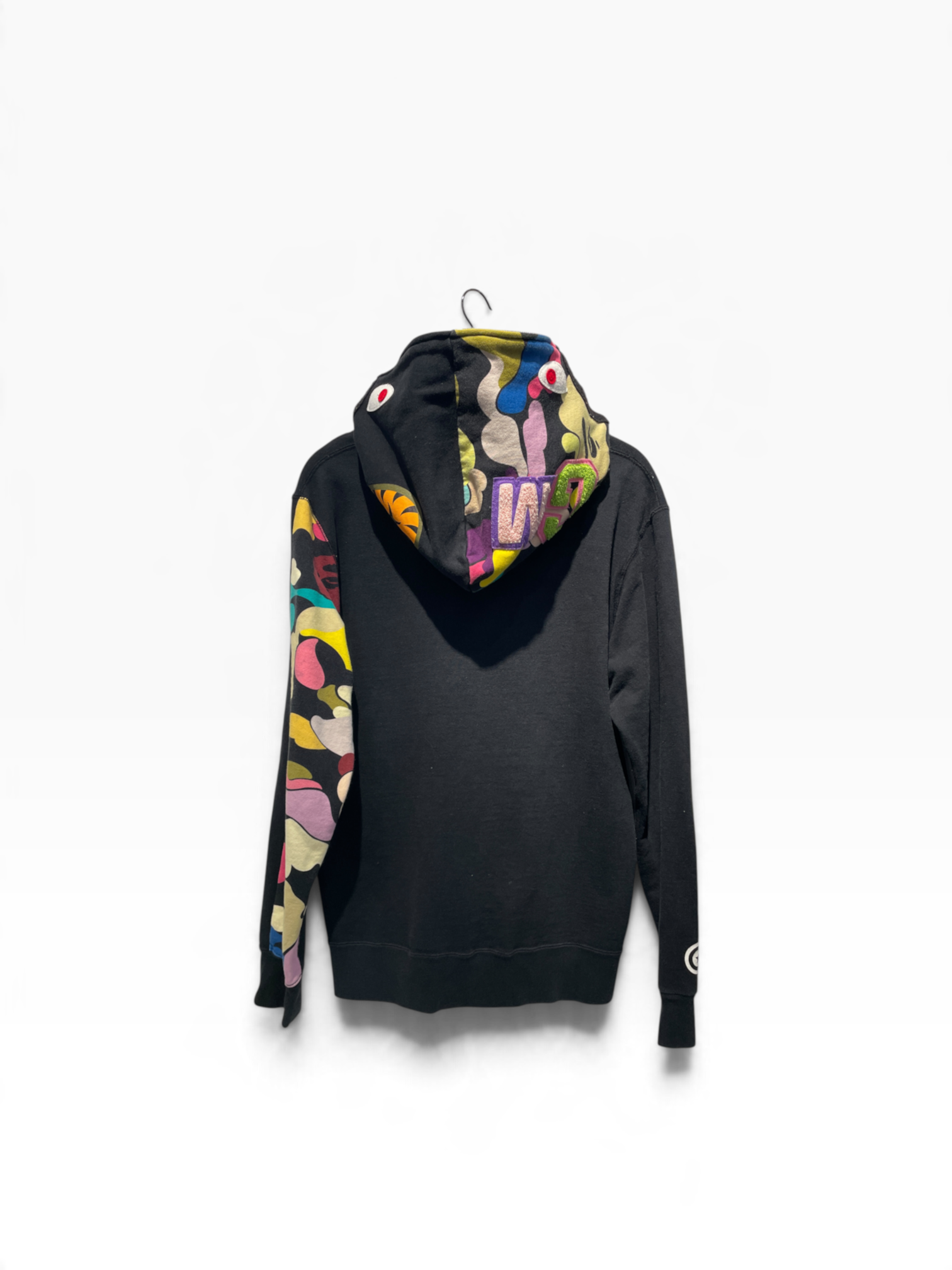 A BATHING APE/Zip Up Hoodie/XL/Cotton/BLK/MULTI CAMO ZIP UP HOODIE view 2