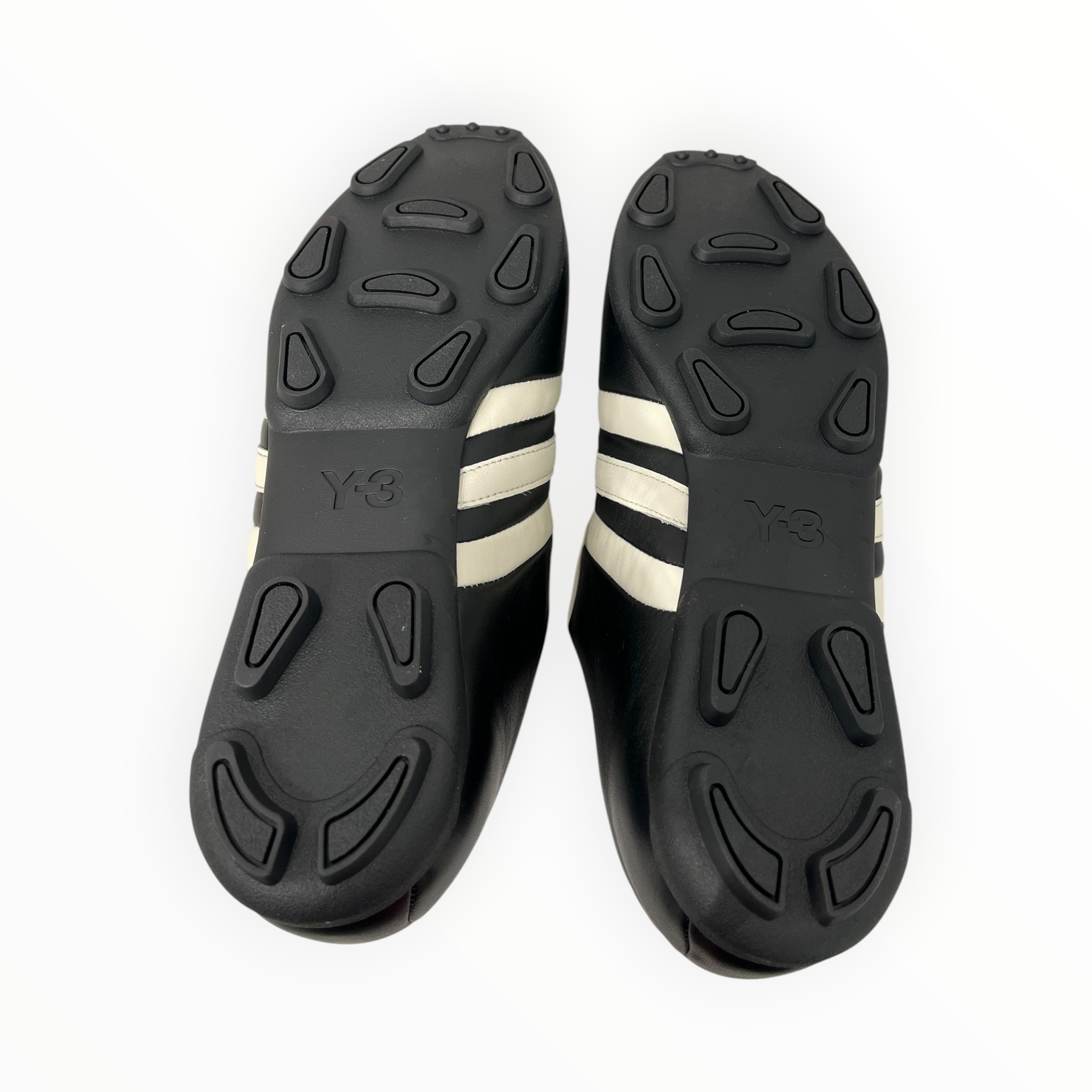 Y-3/Low-Sneakers/US 9.5/Leather/BLK/KI2671 FIELD 9.5 WHITE TRIM view 4