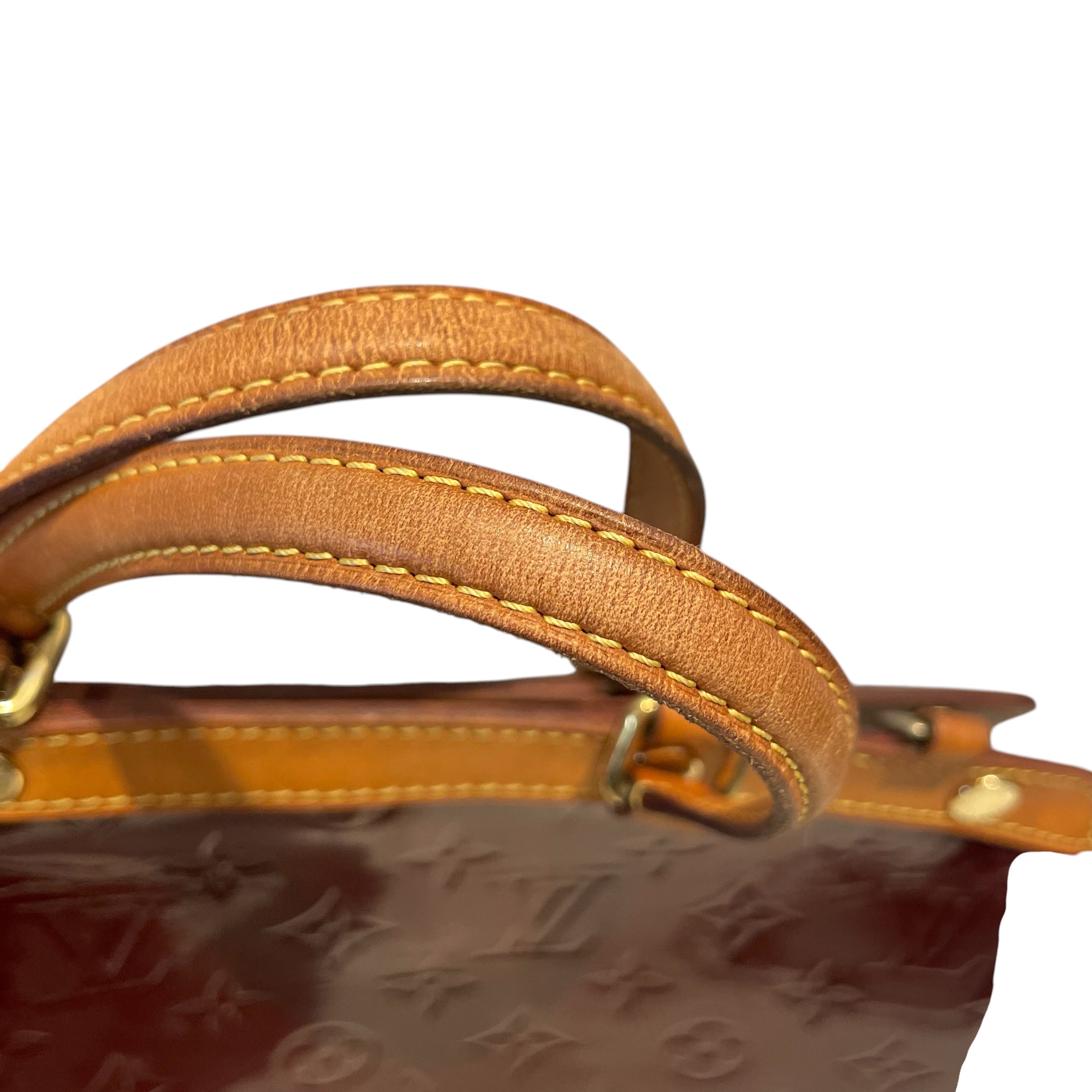 LOUIS VUITTON/Hand Bag/Monogram/Leather/BRD/Vernis Brea MM view 8