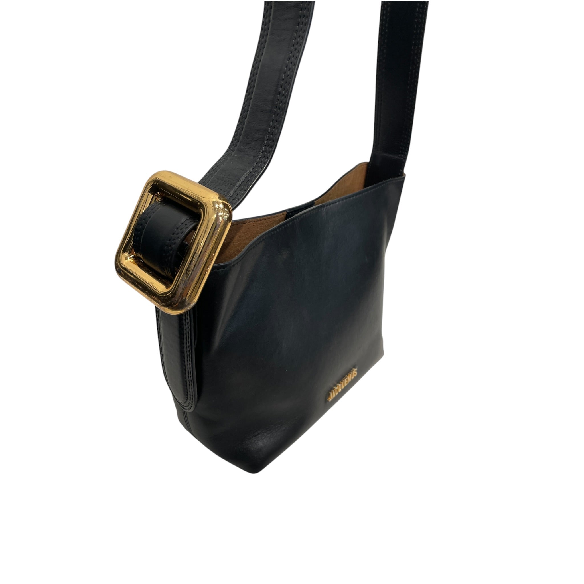 JACQUES/Bag/Leather/BLK/CHUNKY GOLD HARDWARE view 7