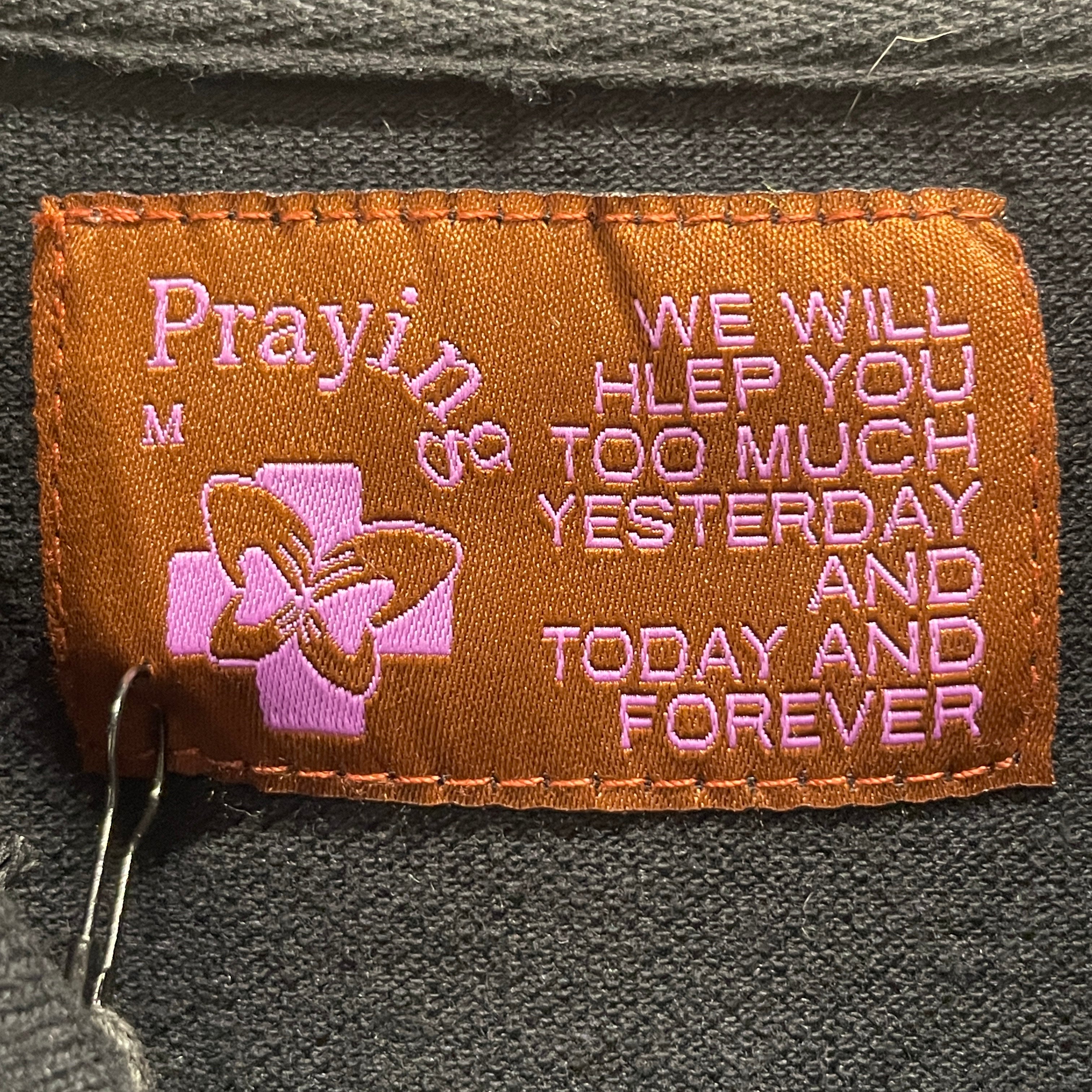Praying/SS Blouse/M/Cotton/NVY/NAPOLEON POLO SHIRT/GOLD/RED view 3