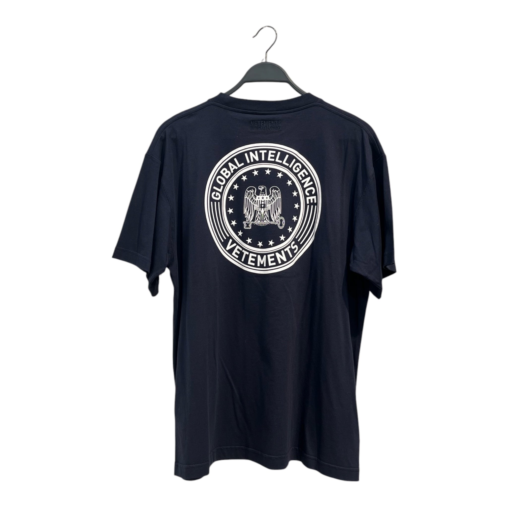 VETEMENTS/T-Shirt/S/Cotton/NVY/THINK WELL ITS LEGAL view 2