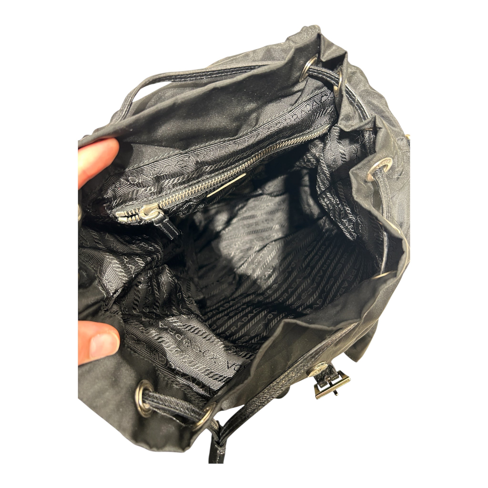 PRADA/Bag/Nylon/BLK/TESSUTO SHOULDER BAG view 4