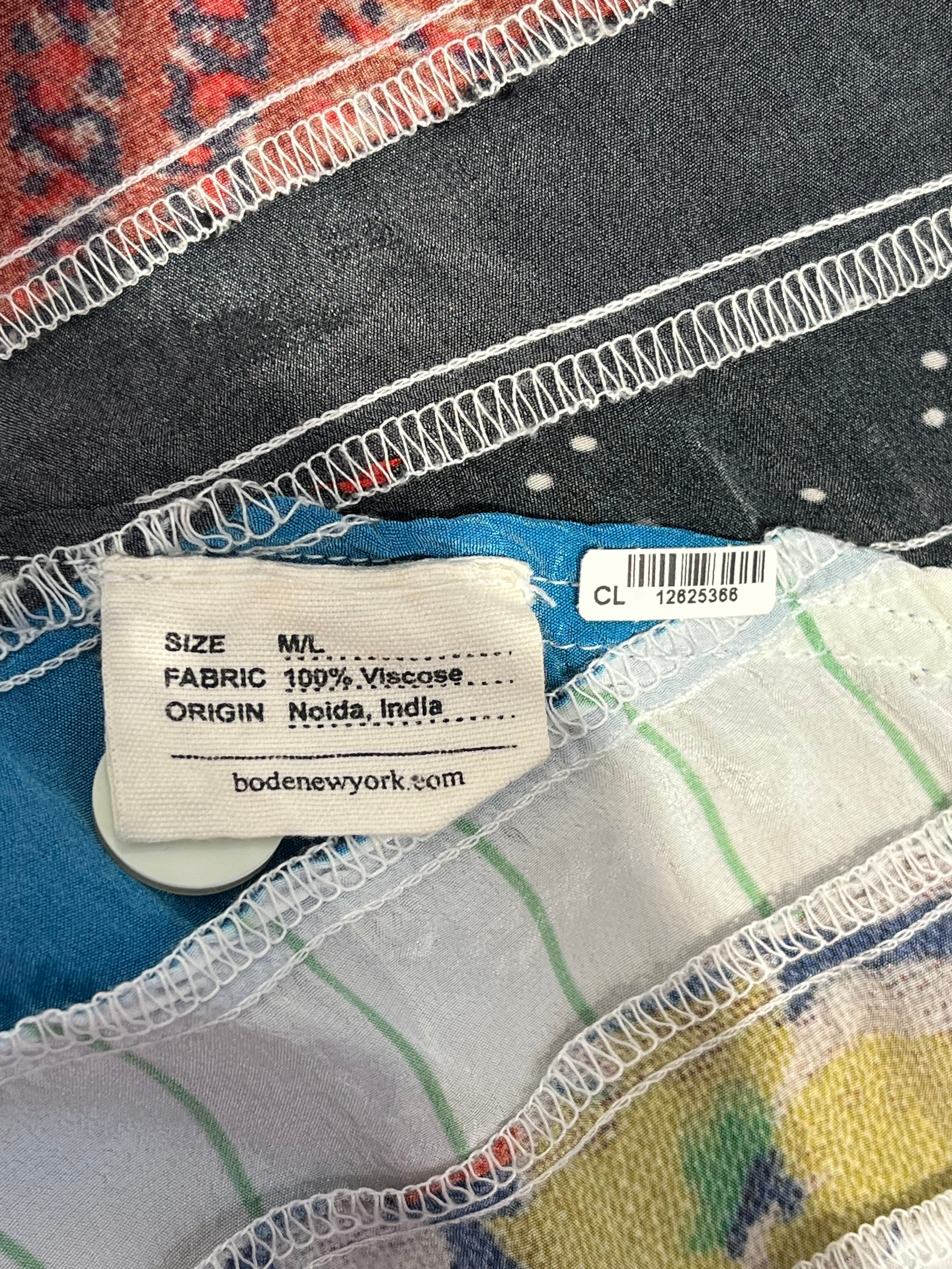 BODE/Shirt/M/Silk/MLT/MLT PTTRN SS BTTN UP view 3