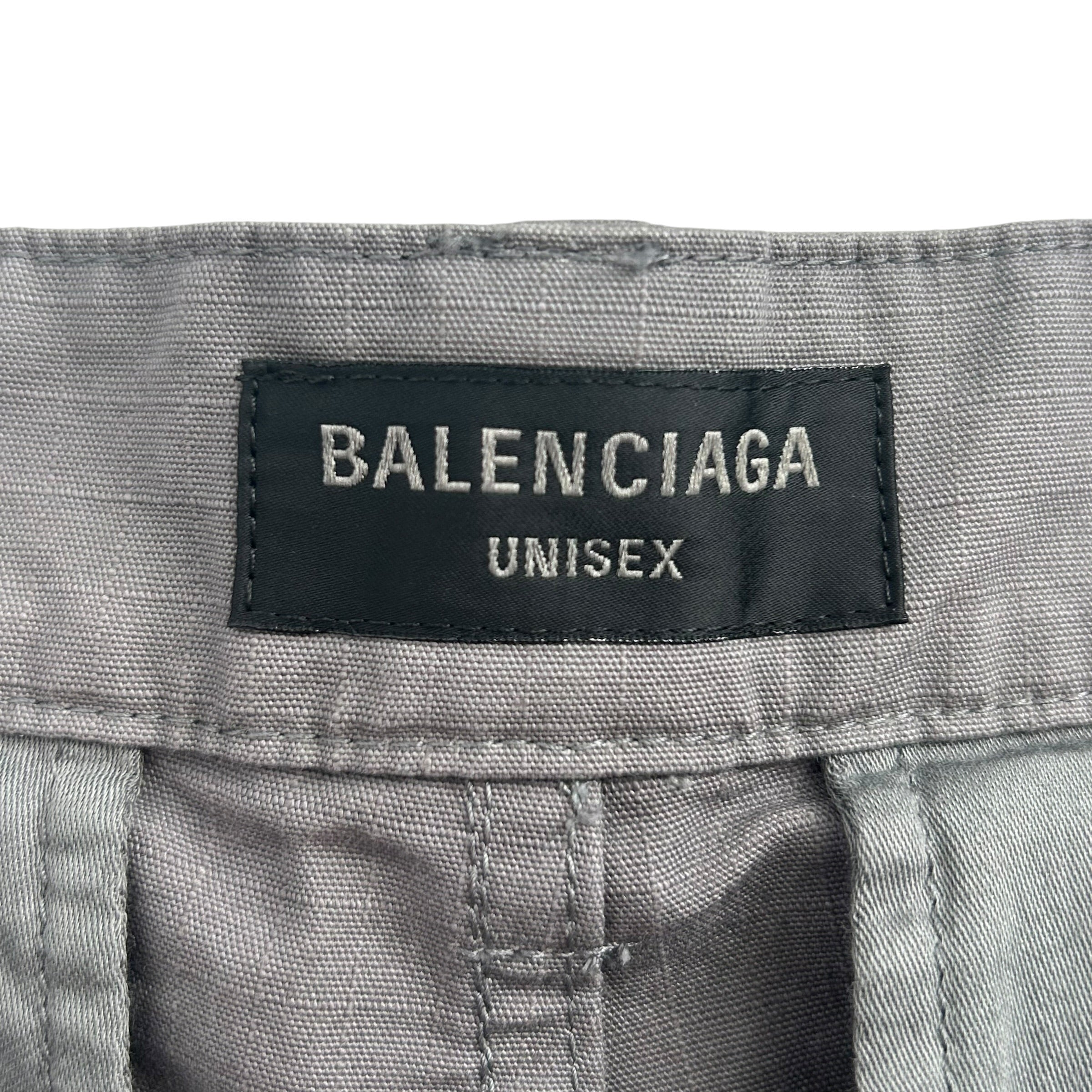 BALENCIAGA/Cargo Pants/M/Cotton/GRY/JP57 2024 01052 view 3