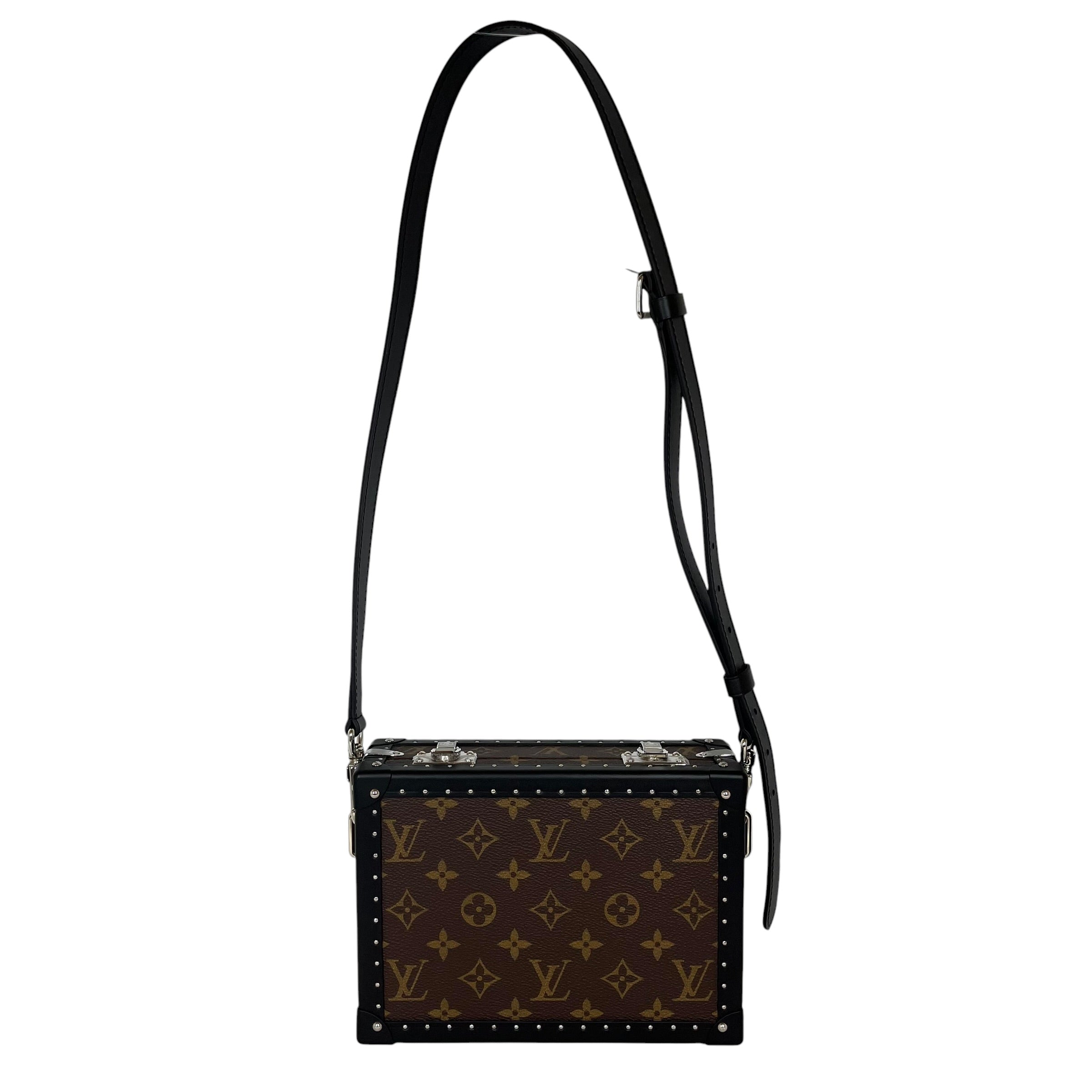 LOUIS VUITTON/Bag/Monogram/Leather/BRW/Clutch Box Bag view 1