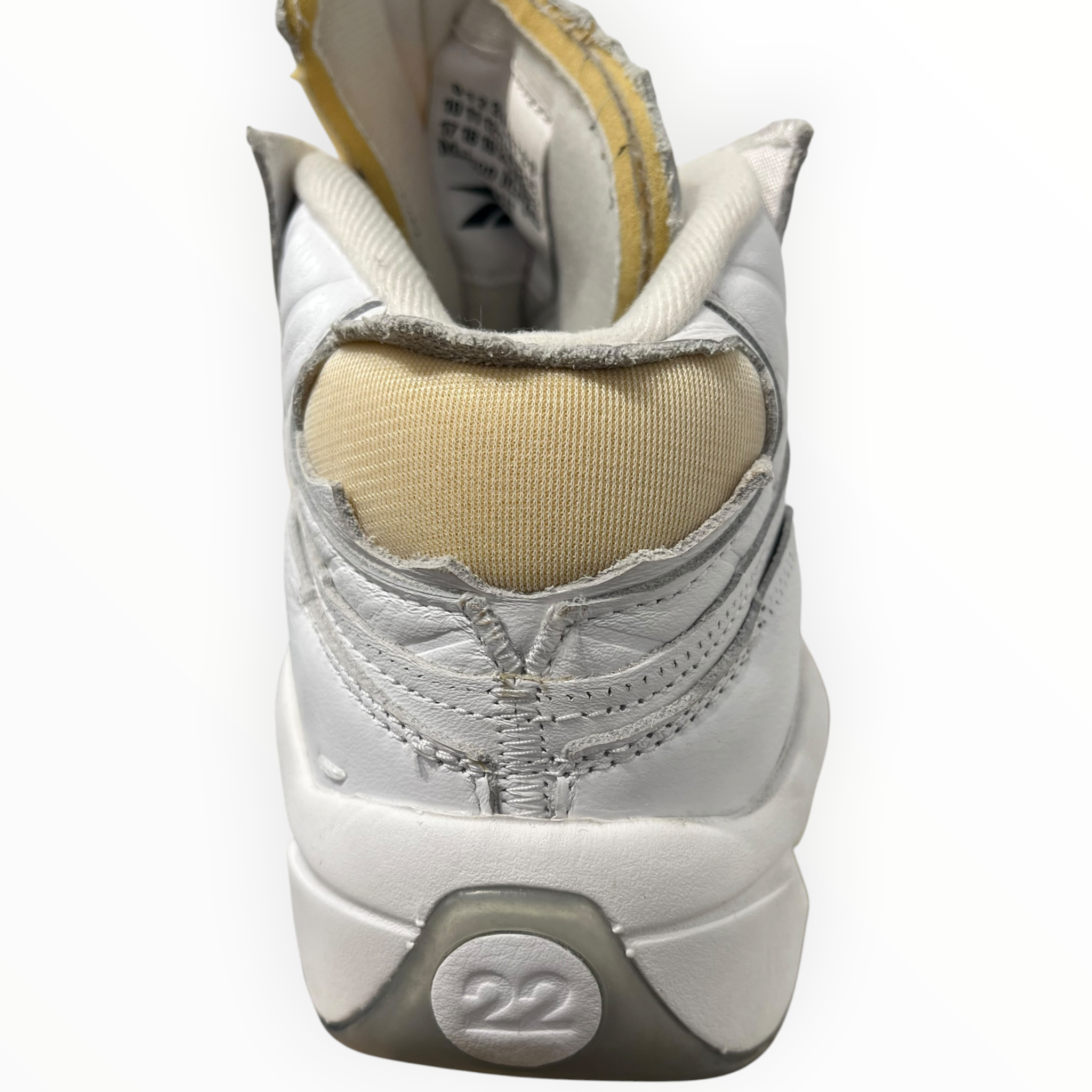 Reebok/Maison Margiela/Hi-Sneakers/US 10/Leather/WHT/MARGIELA REEBOK QUESTION view 6