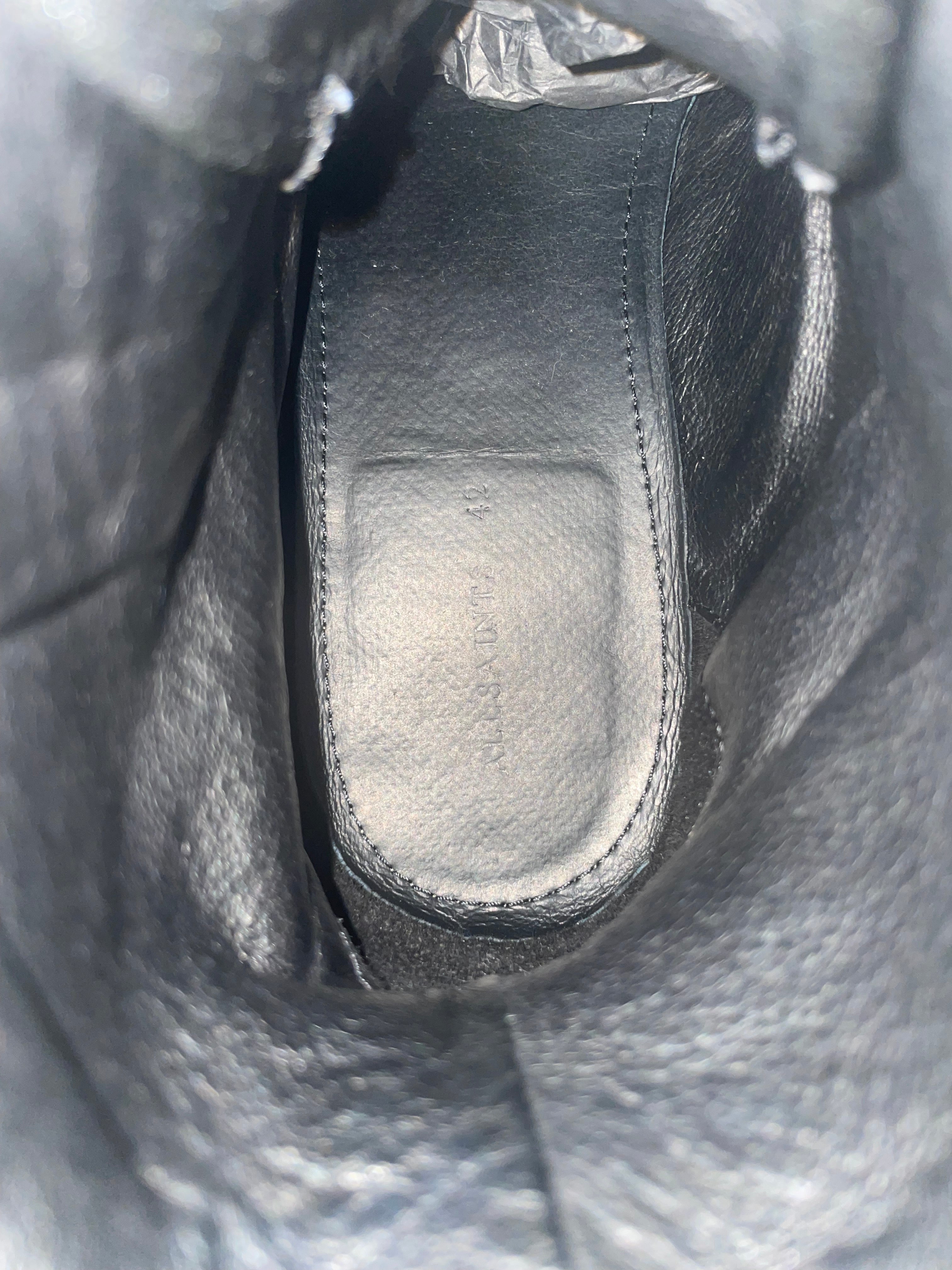 ALLSAINTS/Lace Up Boots/UK 6/Suede/BLK/8 Hole/WAYLAND BOOT view 3