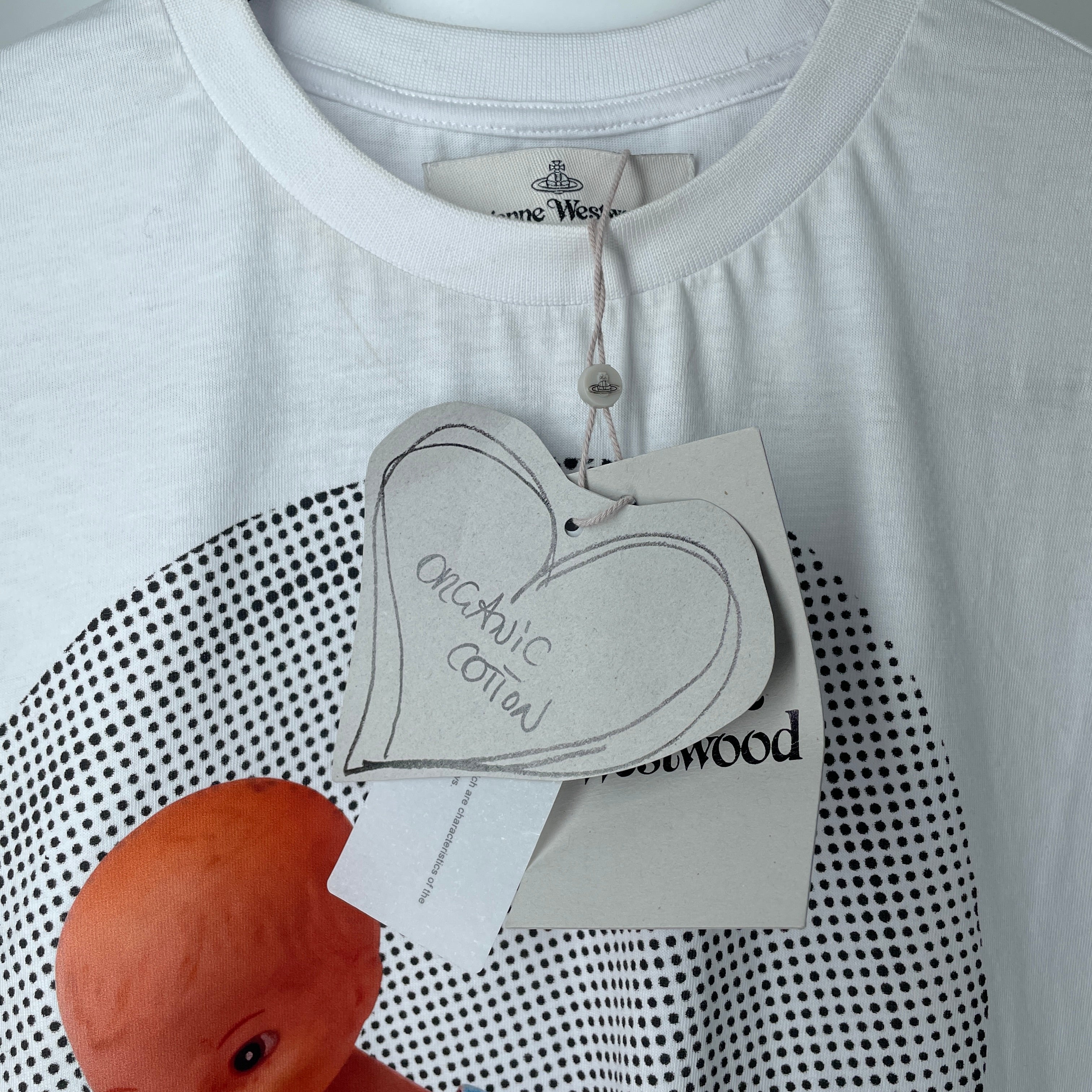 Vivienne Westwood/T-Shirt/XXS/Cotton/WHT/Graphic/BABIES view 3