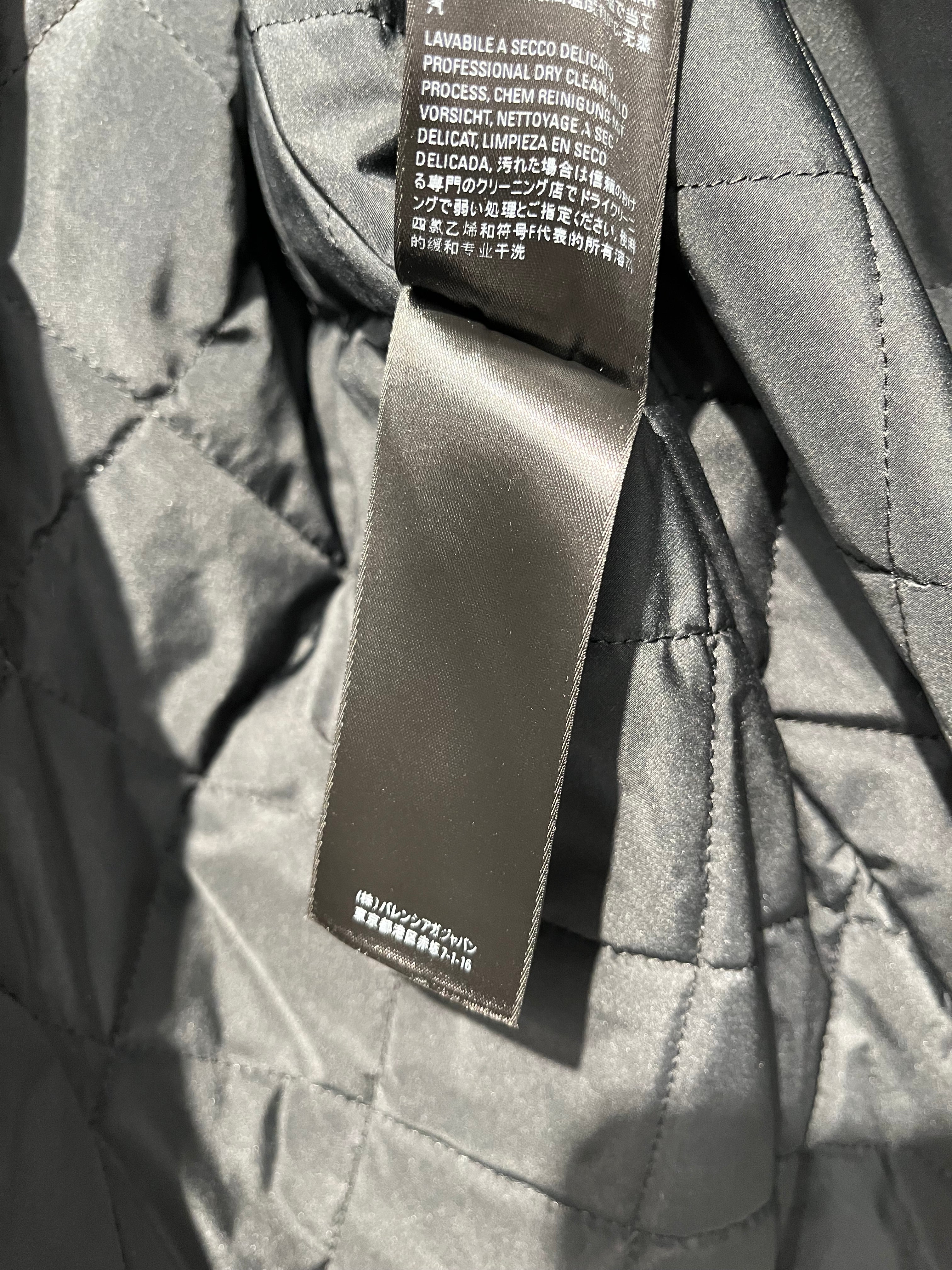 BALENCIAGA/Jacket/34/Nylon/BLK/DOUBLE PARKA view 6