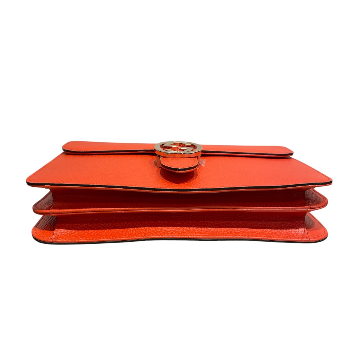 GUCCI/Hand Bag/Leather/ORN/Orange interlocking G view 5