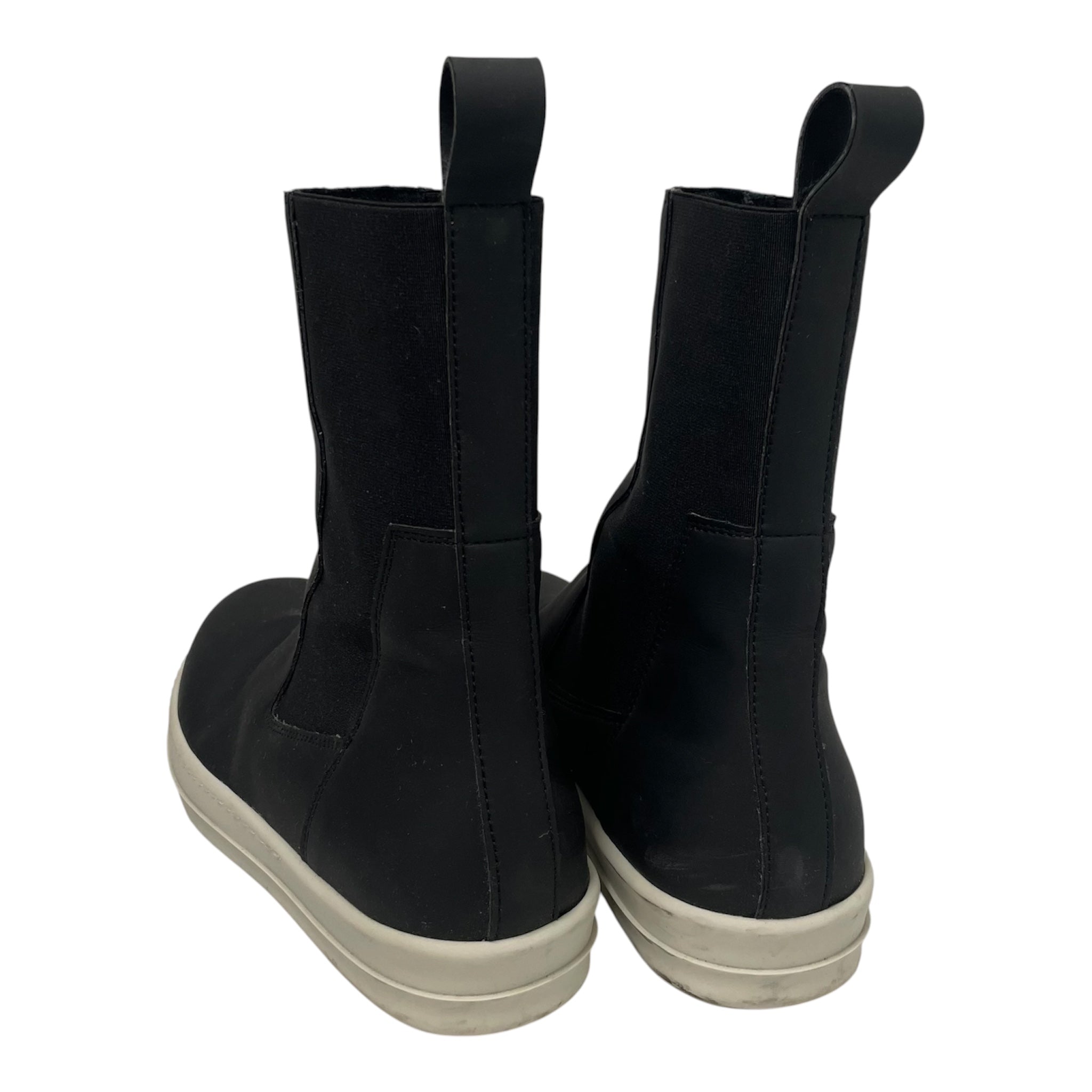 RICK OWENS DRKSHDW/Hi-Sneakers/US 9/Leather/BLK/BEETLE SNEAKERS view 3