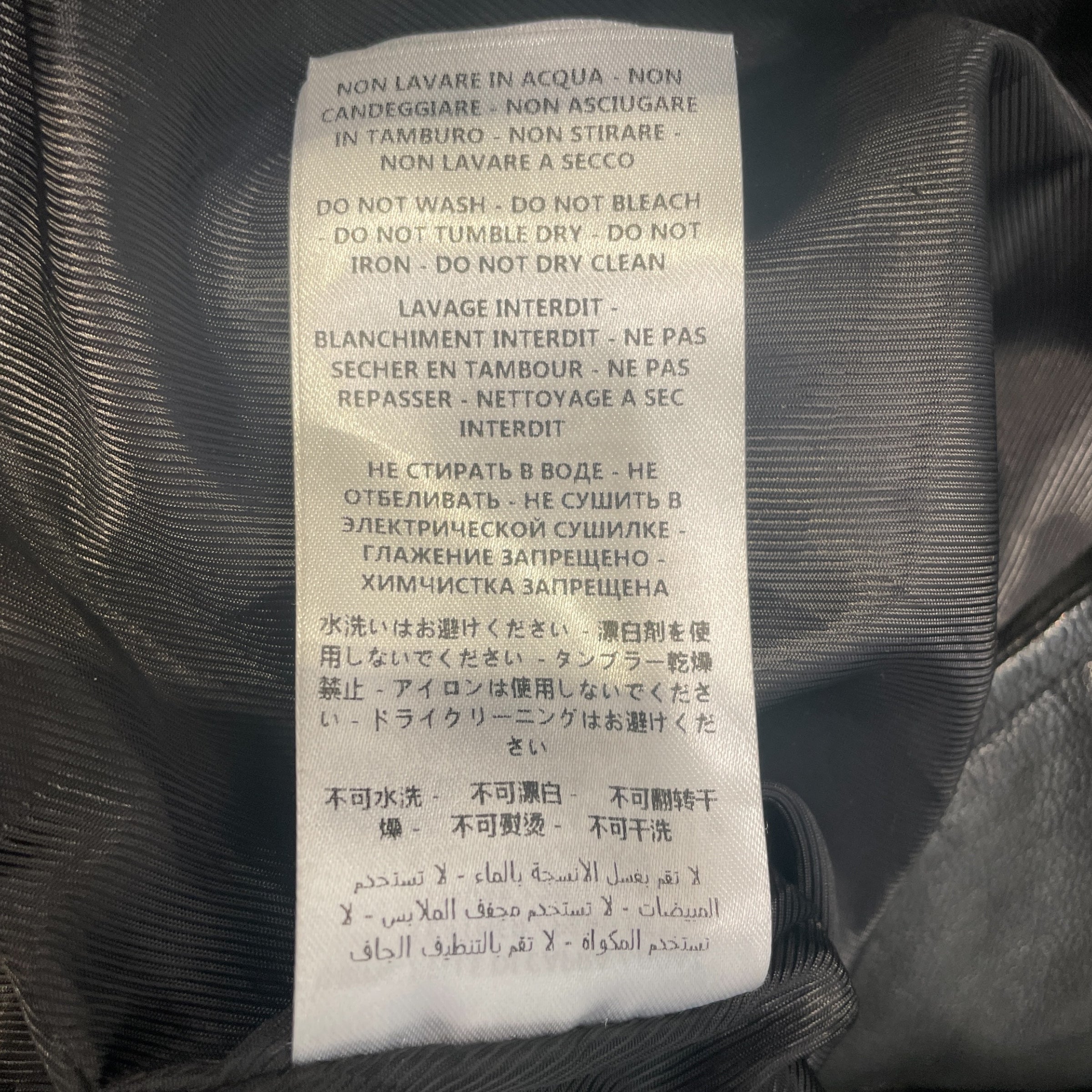 McQ Alexander McQueen/Leather Jkt/XL/Leather/BLK/ view 6